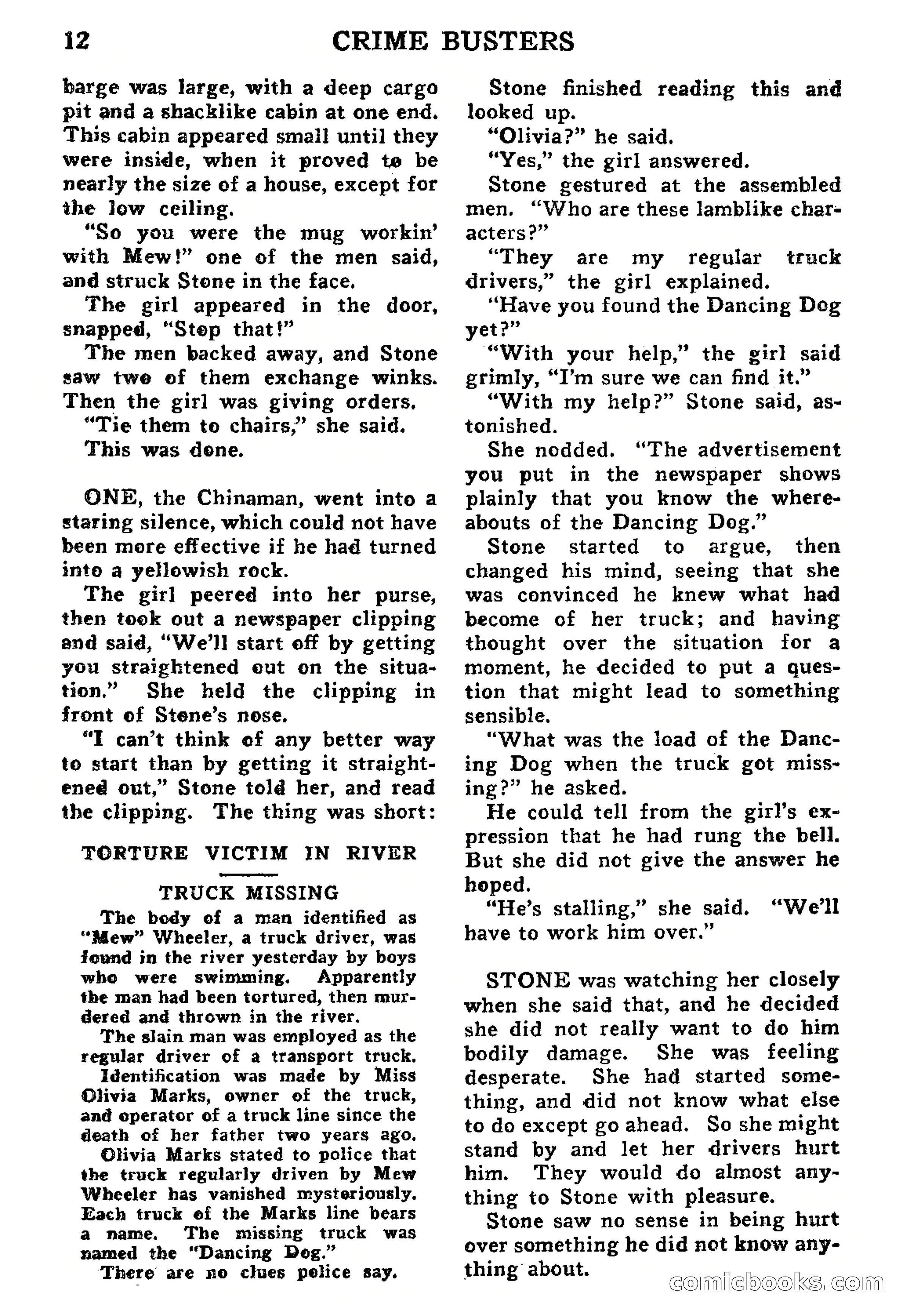 Crime Busters, September 1938 — page 12 of 132