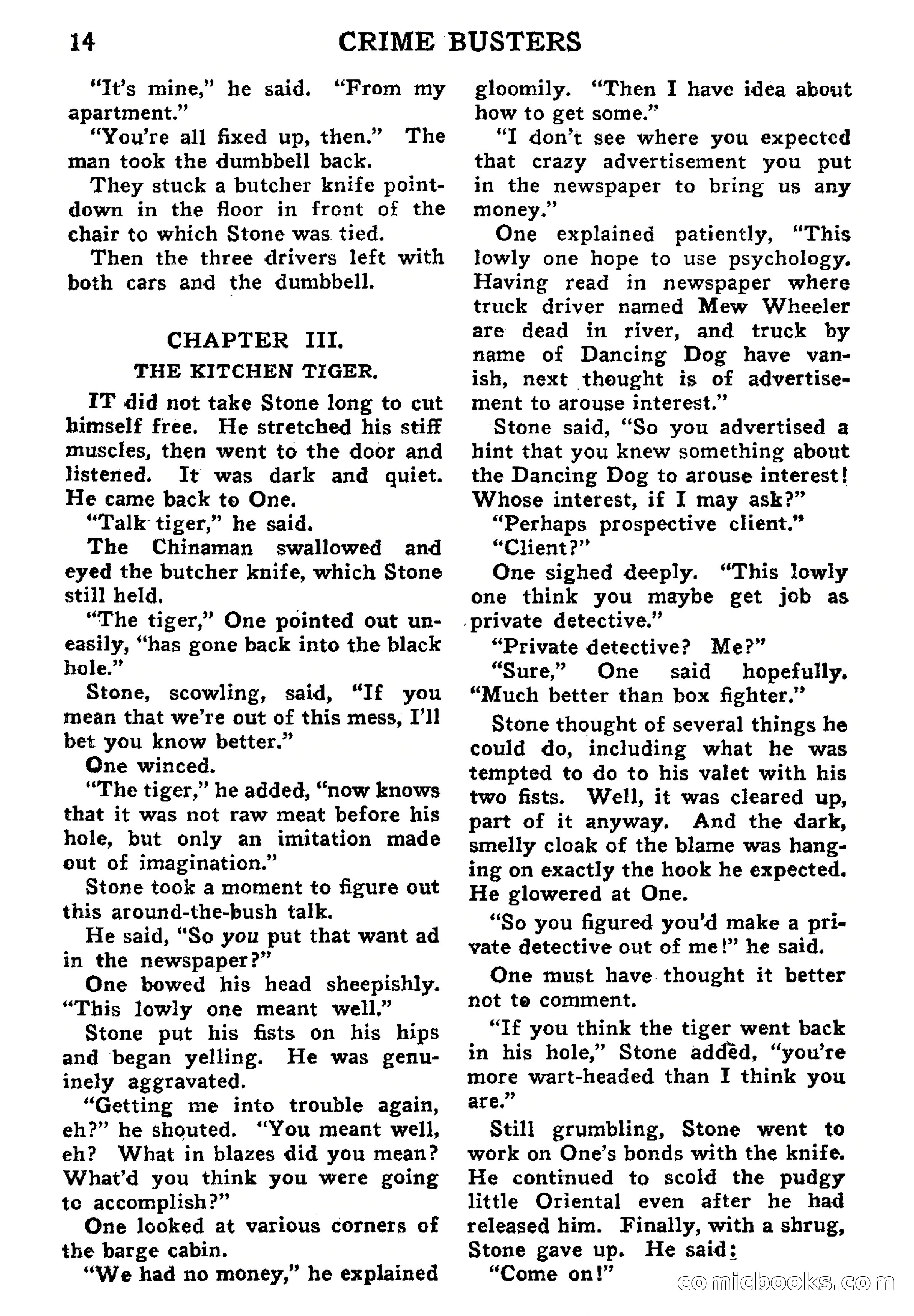 Crime Busters, September 1938 — page 14 of 132