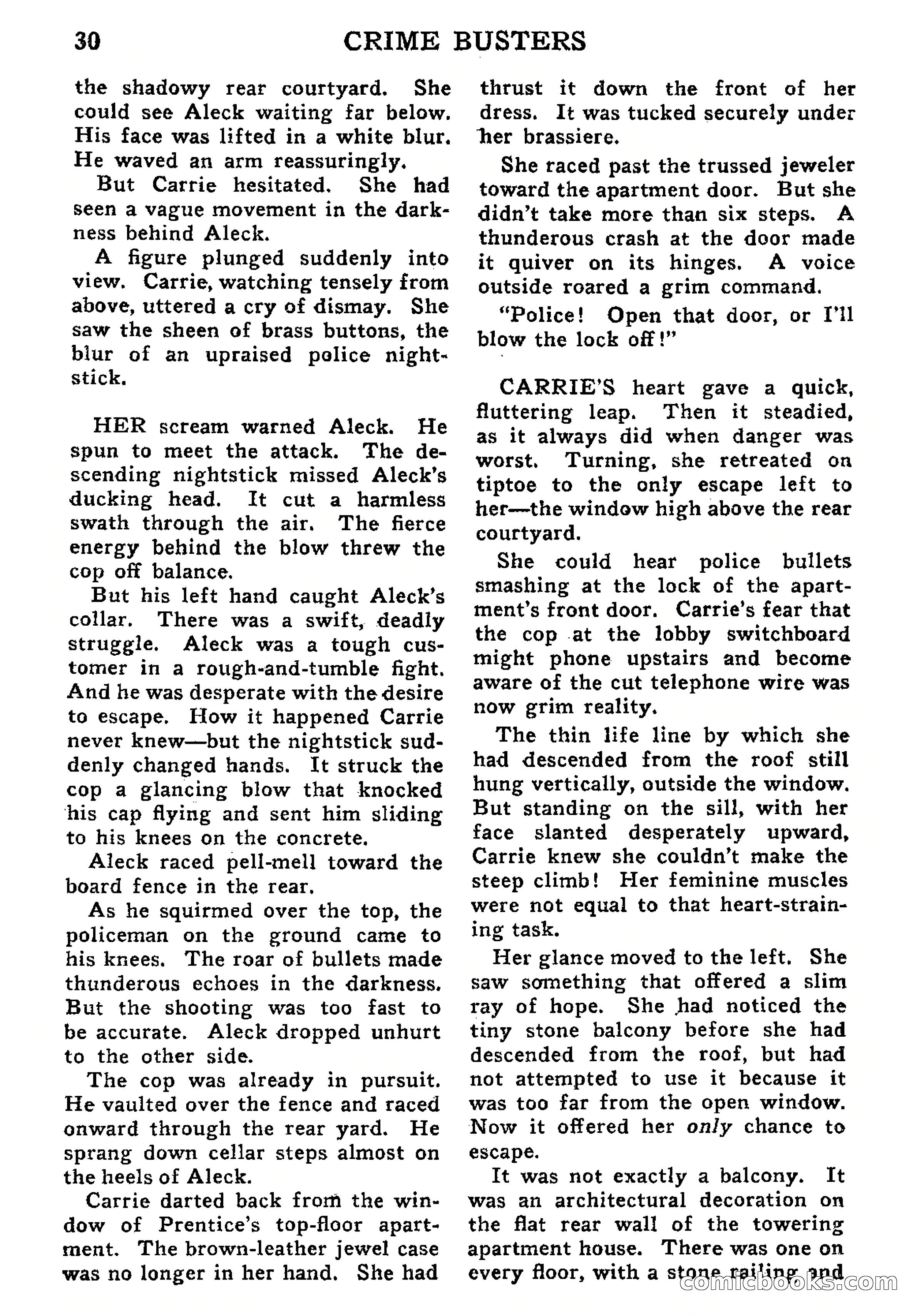Crime Busters, September 1938 — page 30 of 132