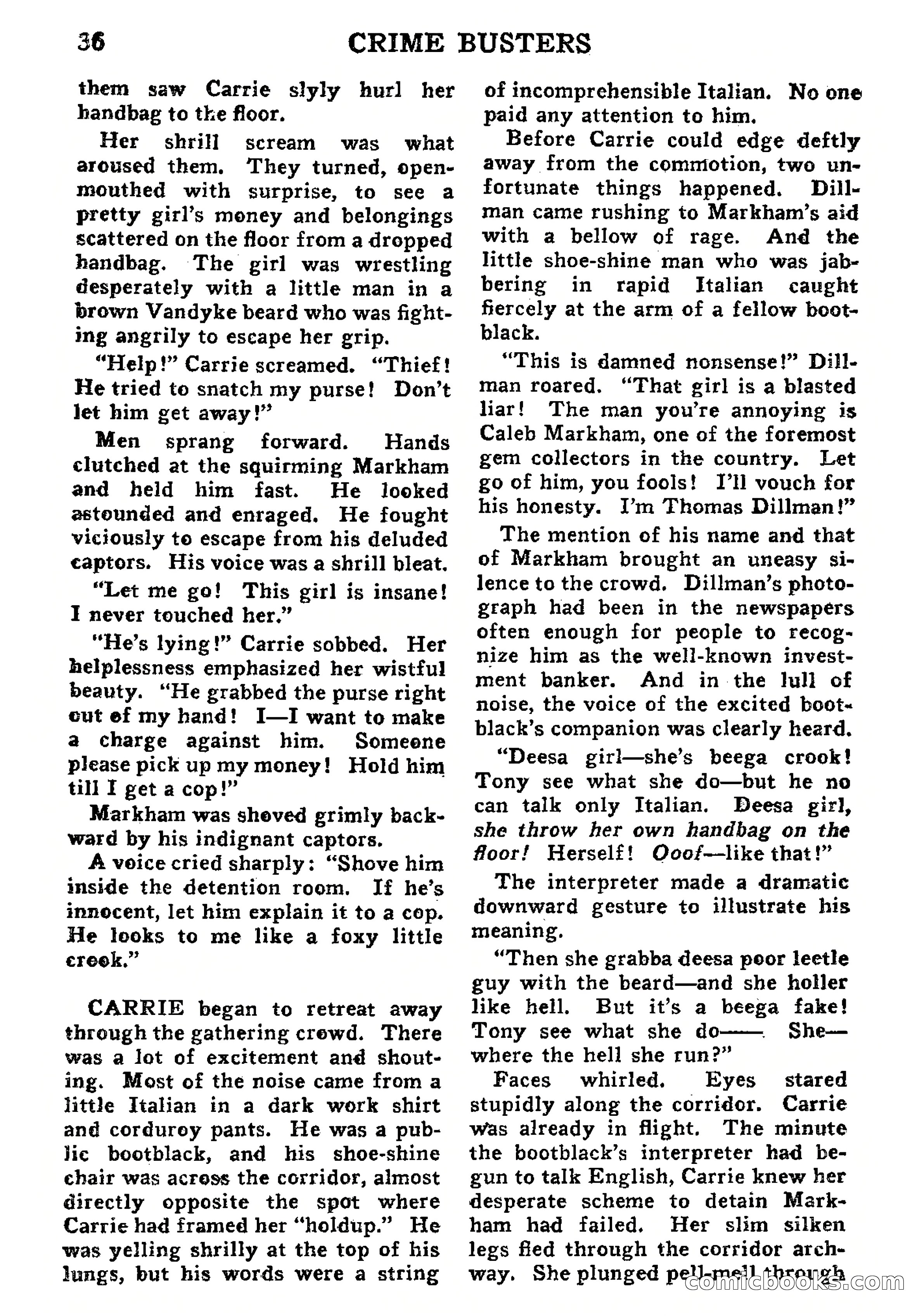 Crime Busters, September 1938 — page 36 of 132
