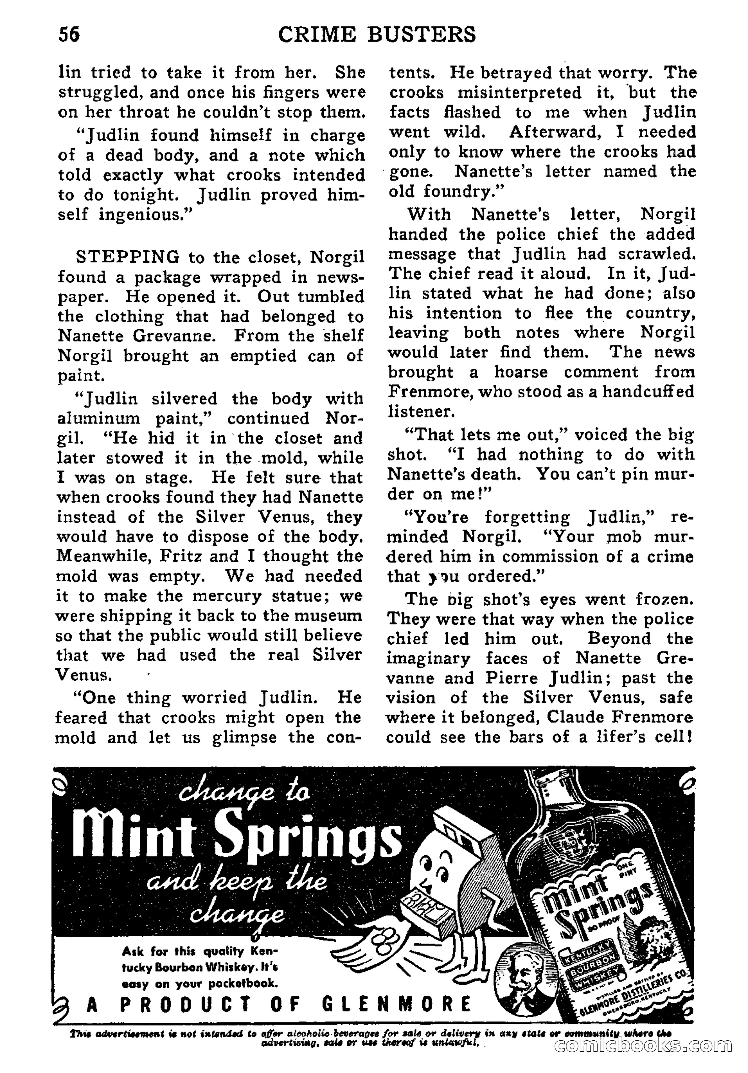 Crime Busters, September 1938 — page 56 of 132