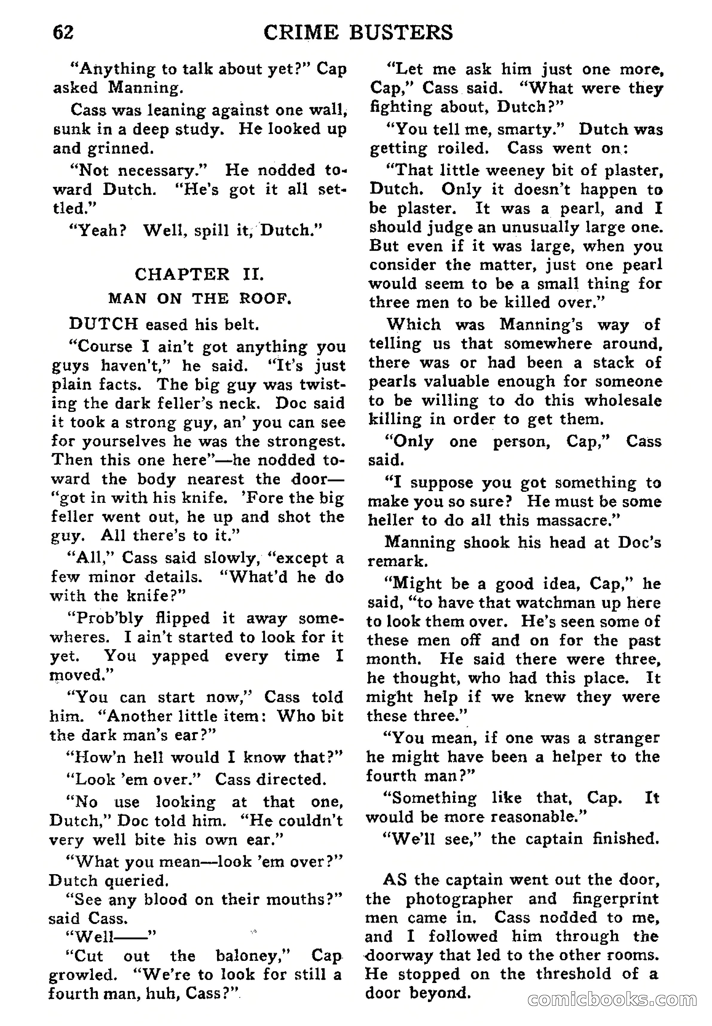 Crime Busters, September 1938 — page 62 of 132