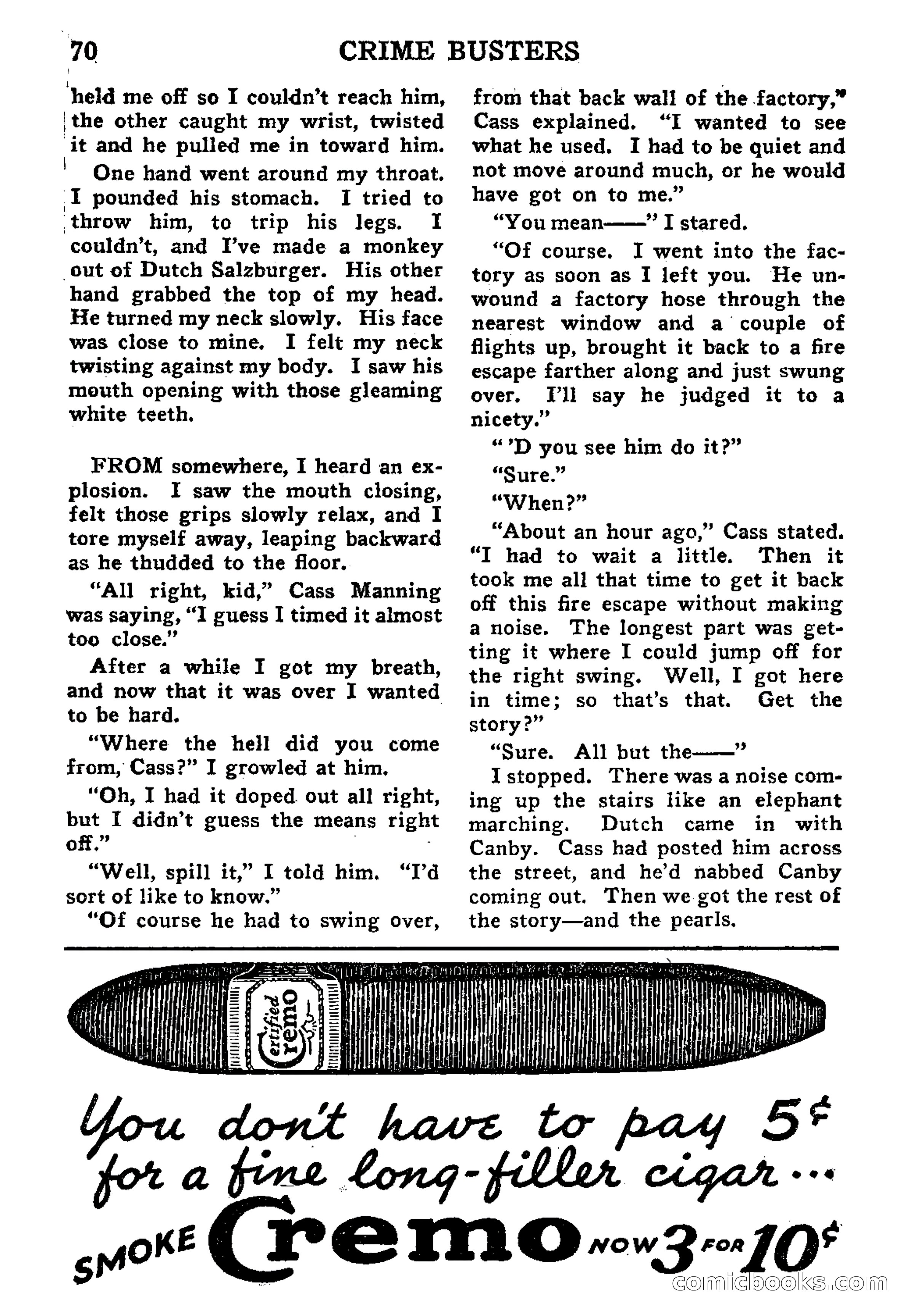 Crime Busters, September 1938 — page 70 of 132