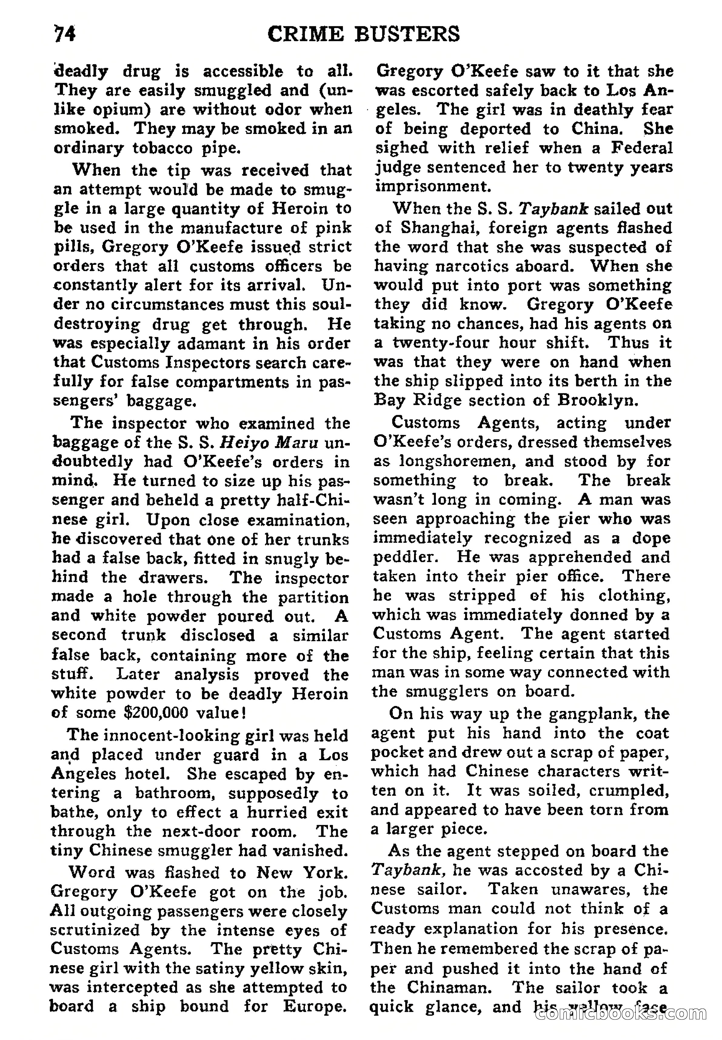 Crime Busters, September 1938 — page 74 of 132
