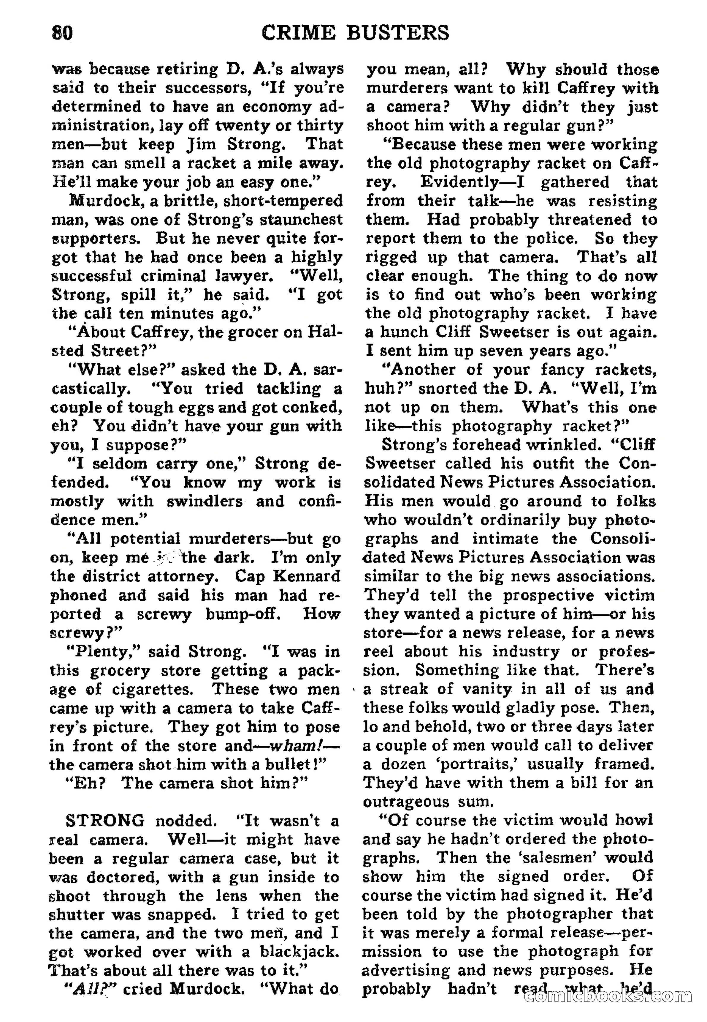 Crime Busters, September 1938 — page 80 of 132