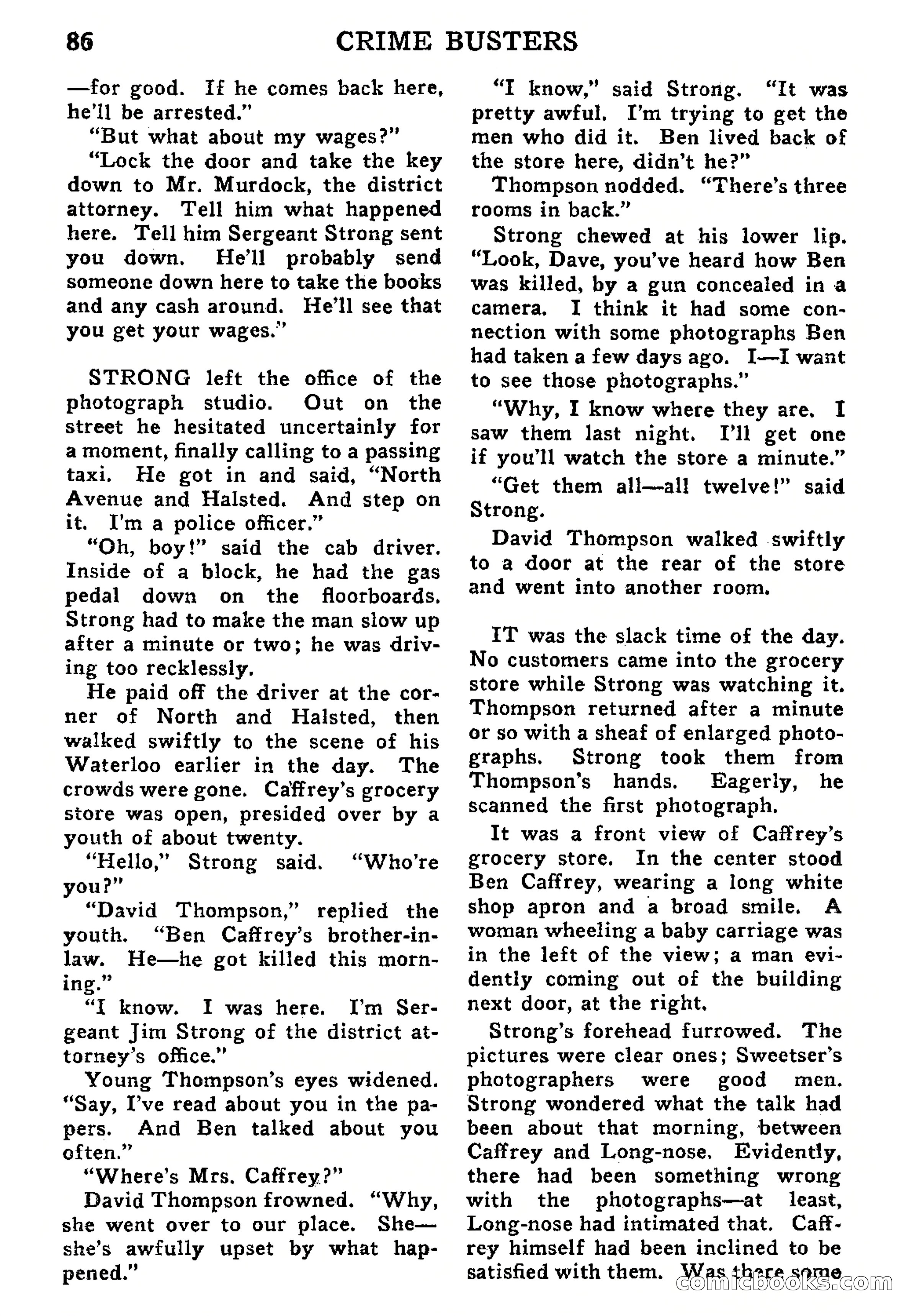 Crime Busters, September 1938 — page 86 of 132
