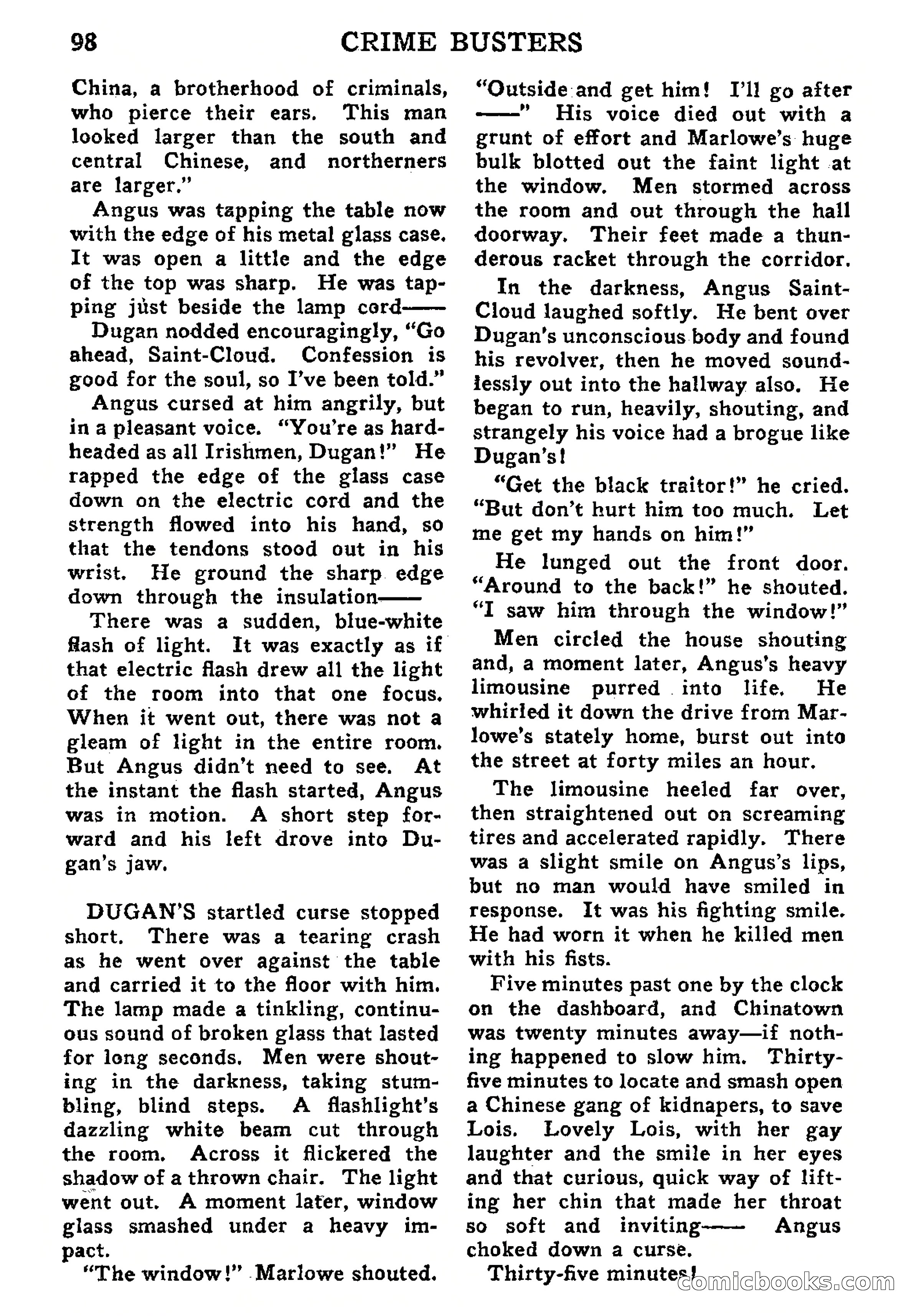 Crime Busters, September 1938 — page 98 of 132