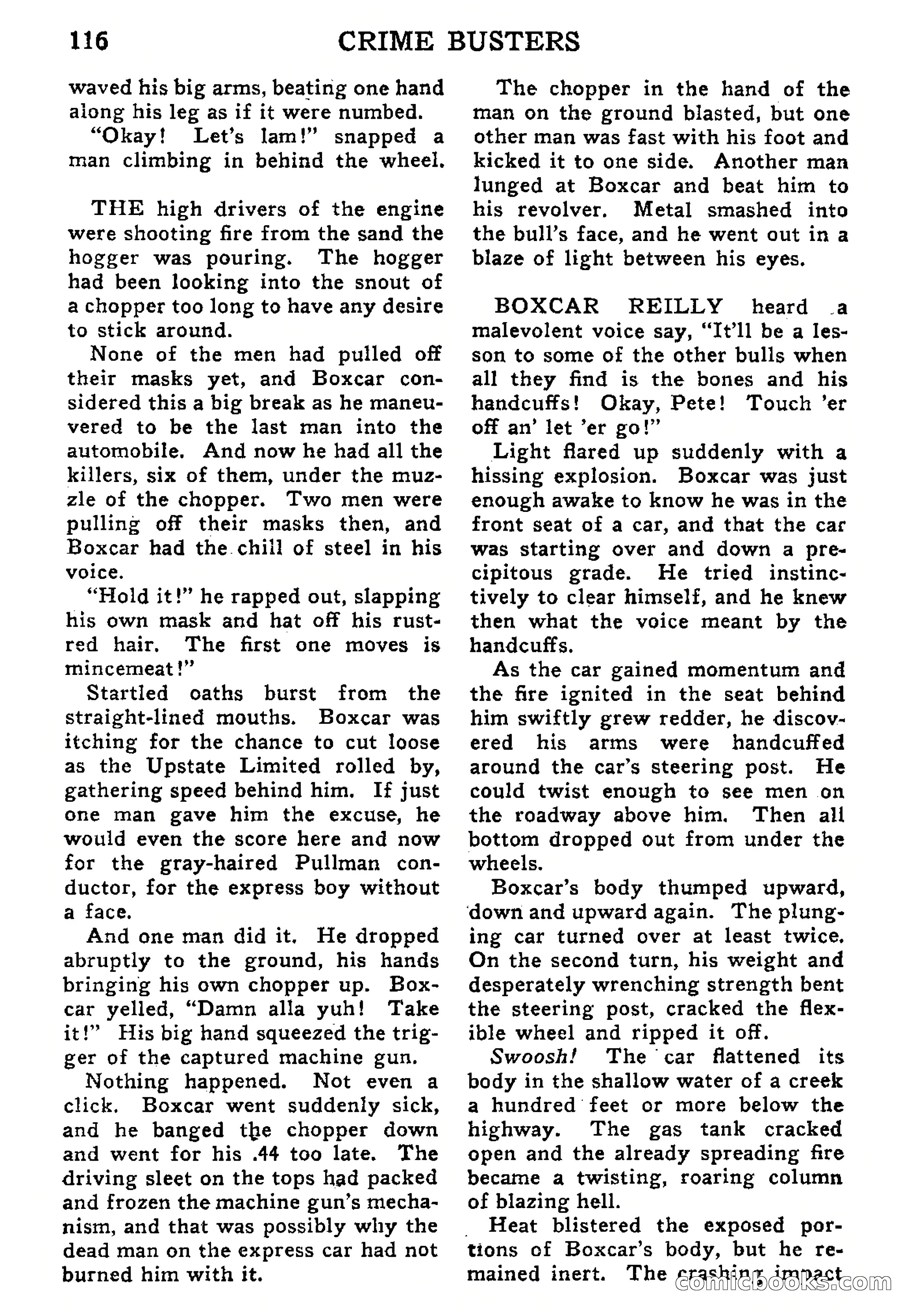 Crime Busters, September 1938 — page 116 of 132