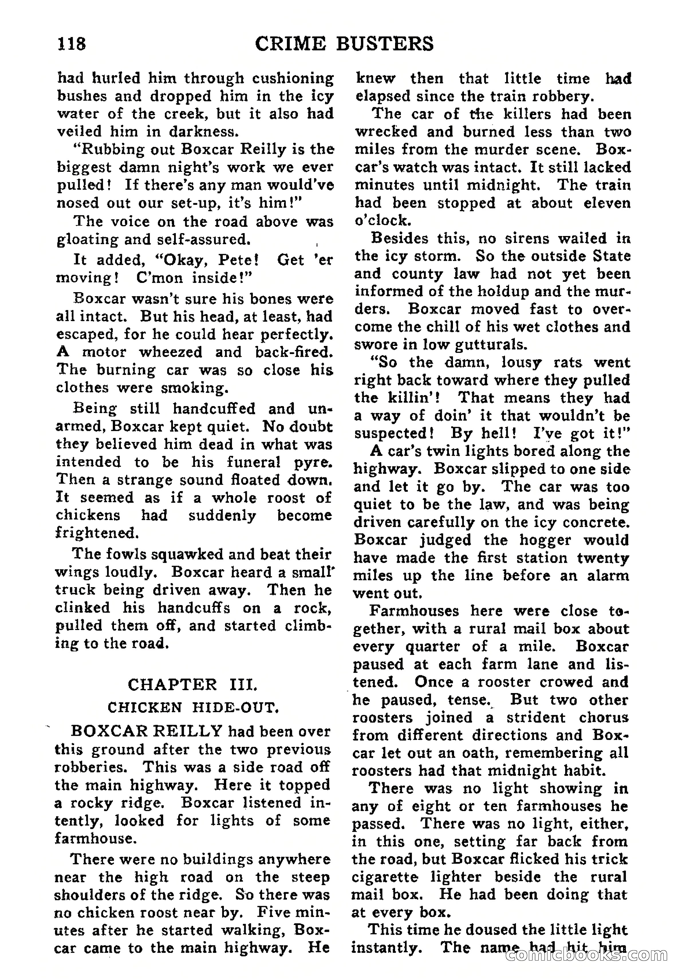 Crime Busters, September 1938 — page 118 of 132