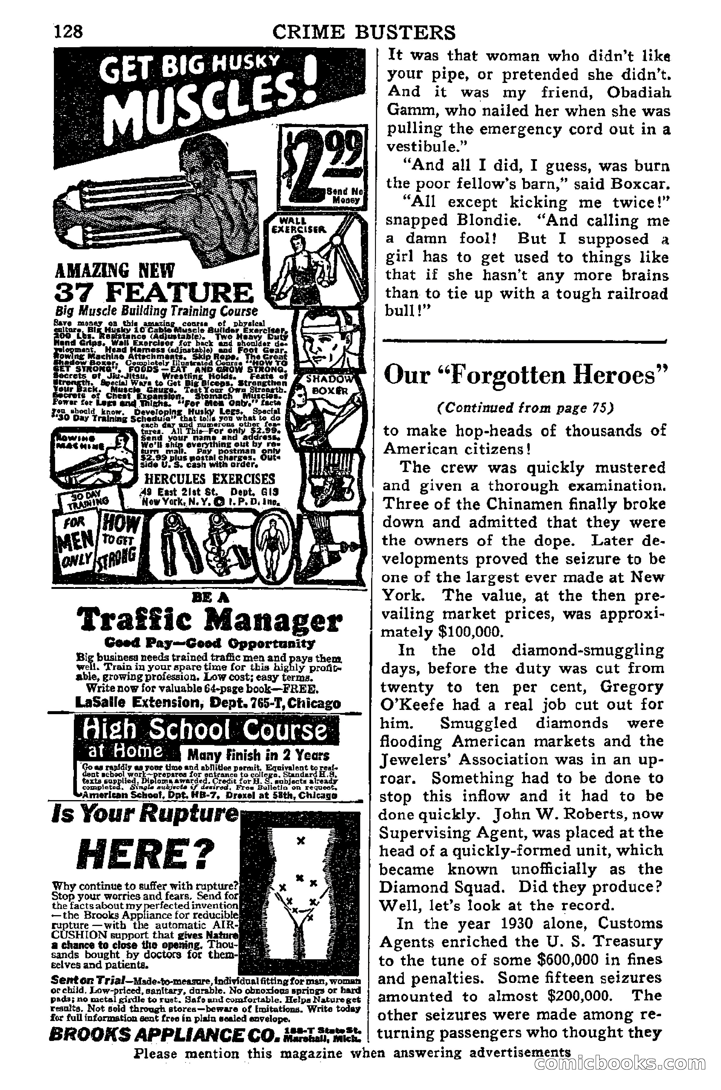 Crime Busters, September 1938 — page 128 of 132