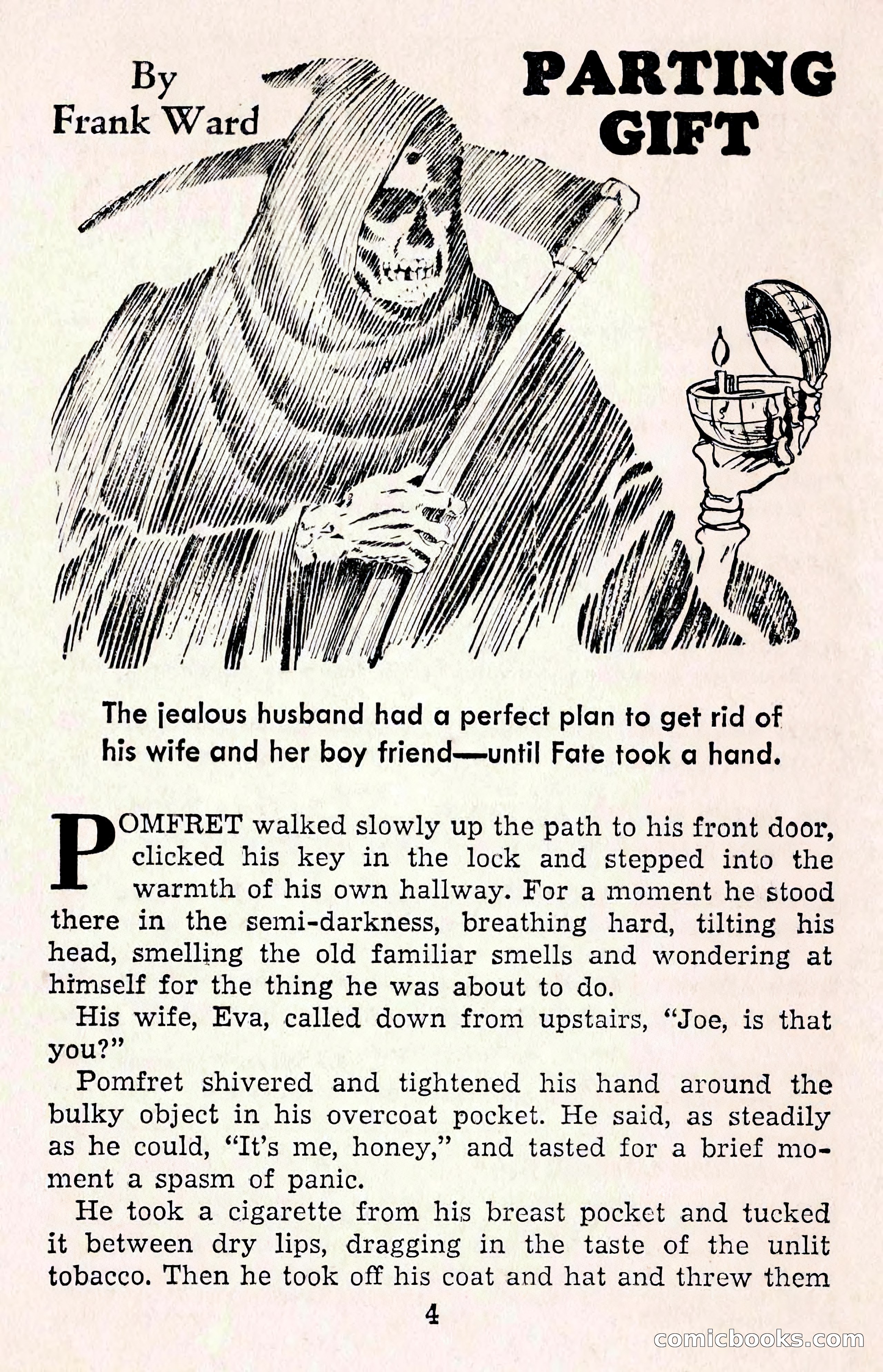 Crime Fiction Stories, December 1950 — page 4 of 101