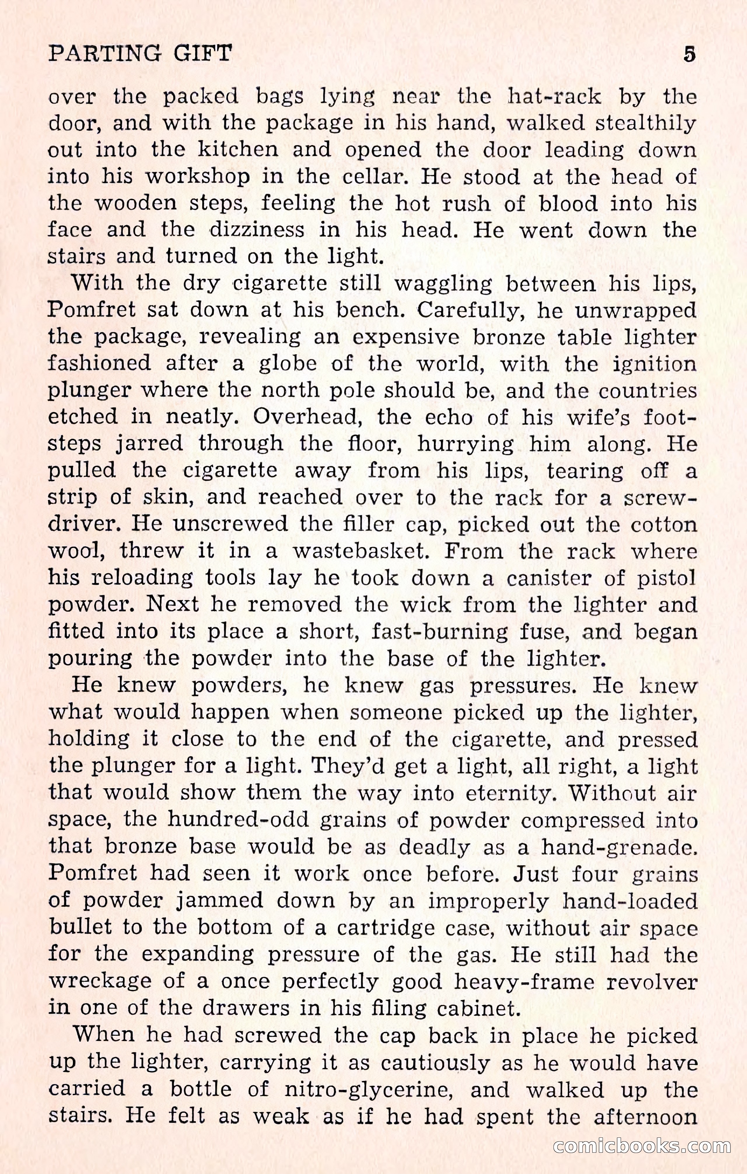 Crime Fiction Stories, December 1950 — page 5 of 101