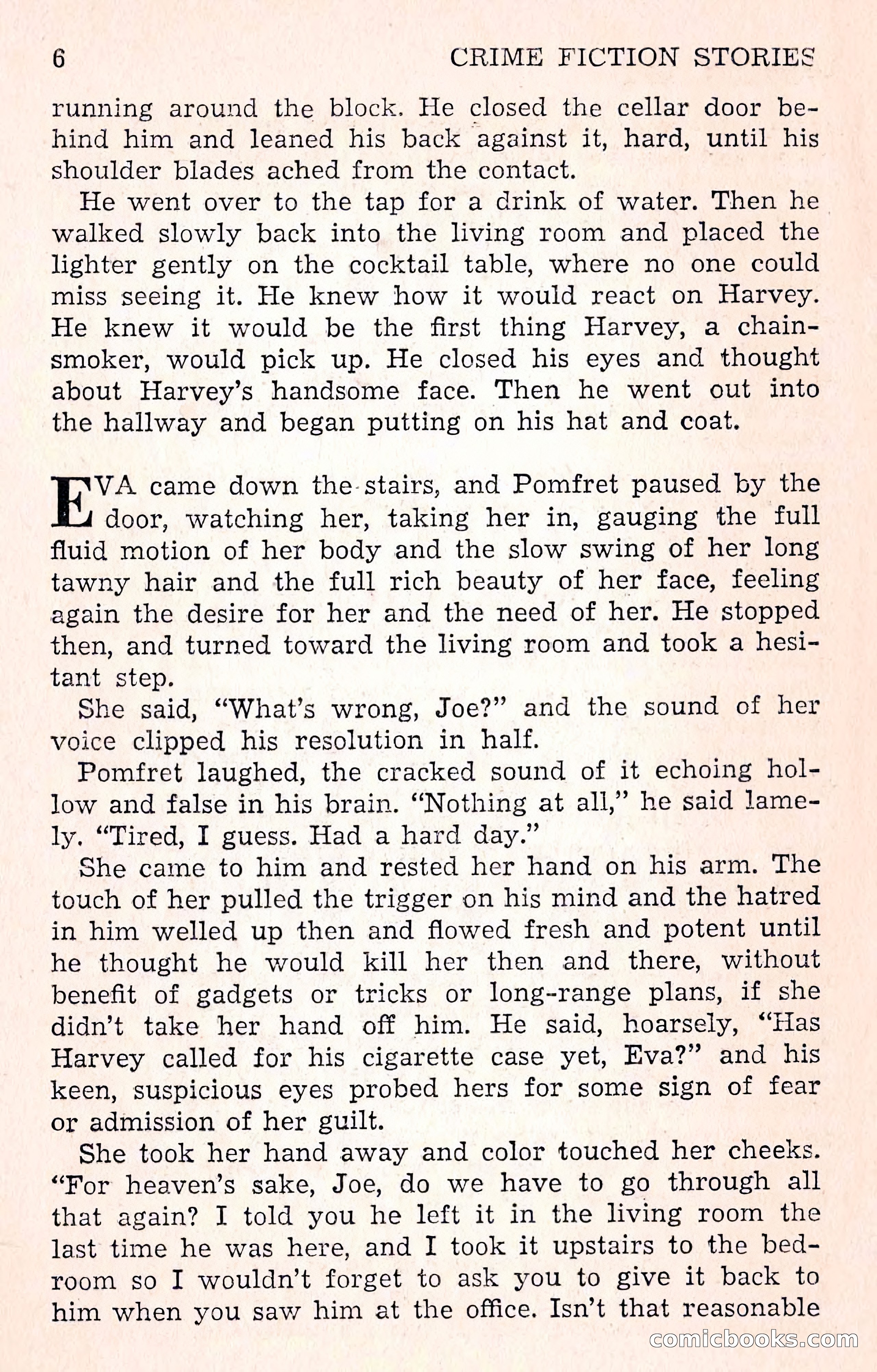 Crime Fiction Stories, December 1950 — page 6 of 101