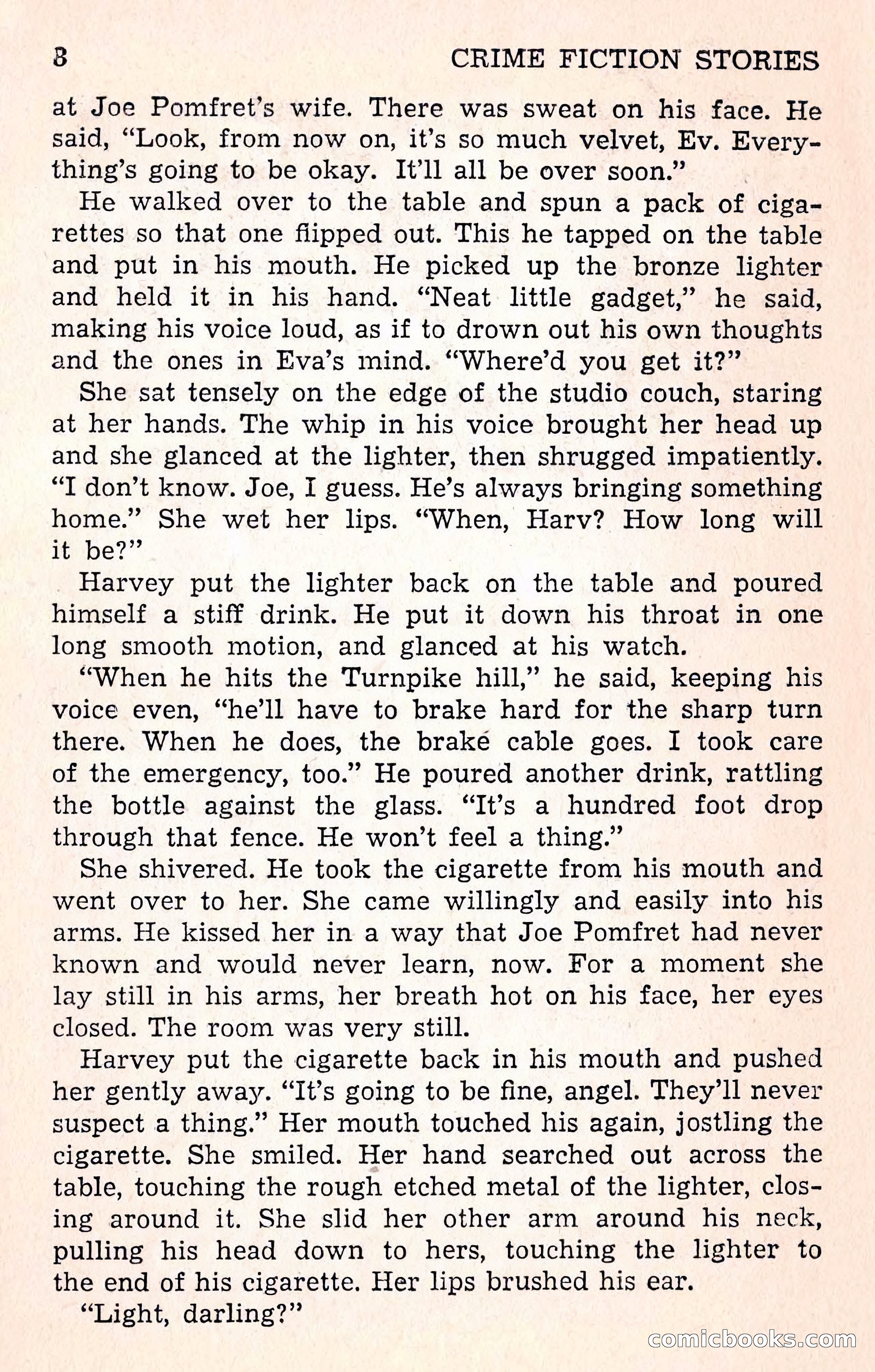 Crime Fiction Stories, December 1950 — page 8 of 101