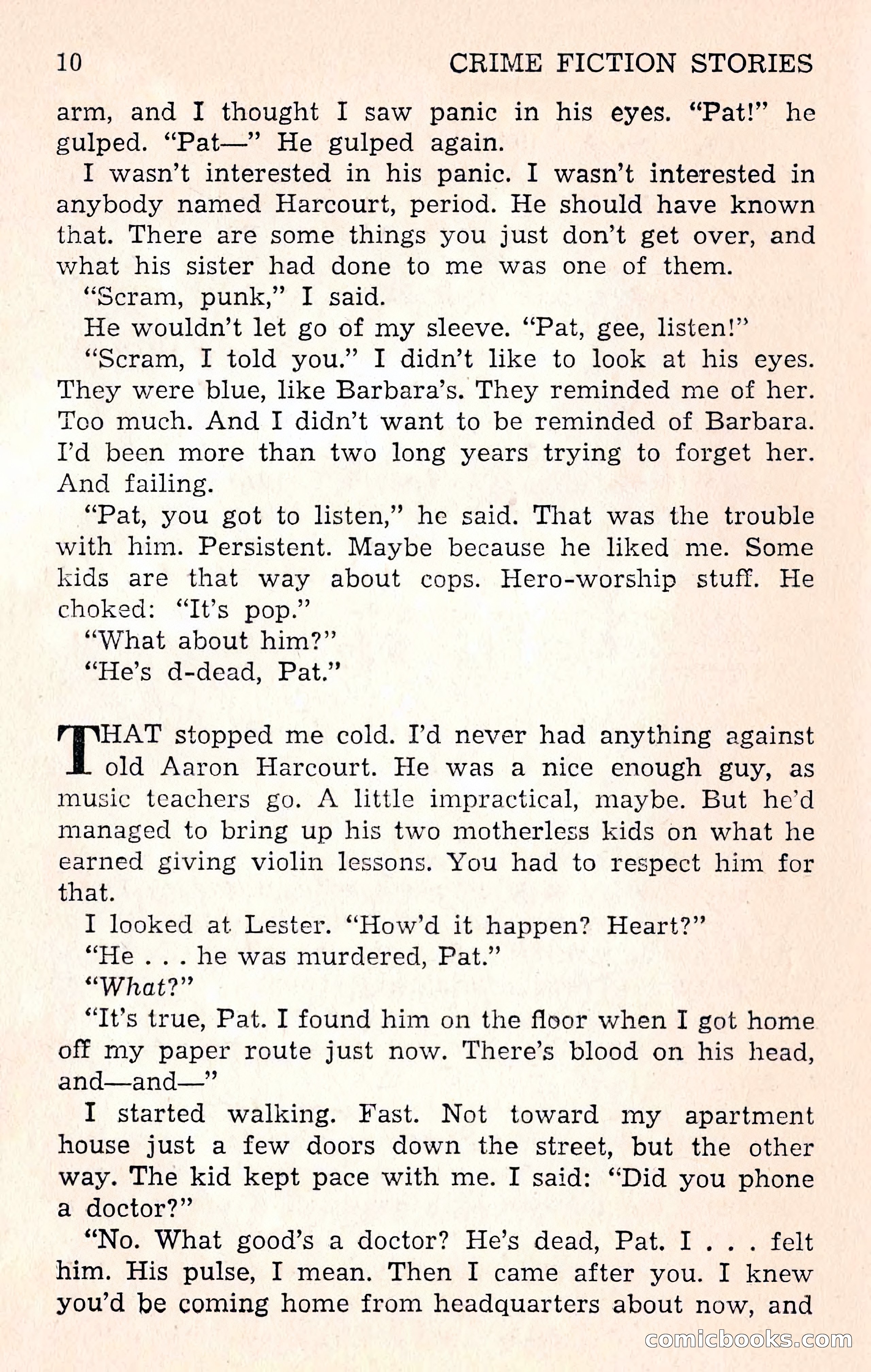 Crime Fiction Stories, December 1950 — page 10 of 101
