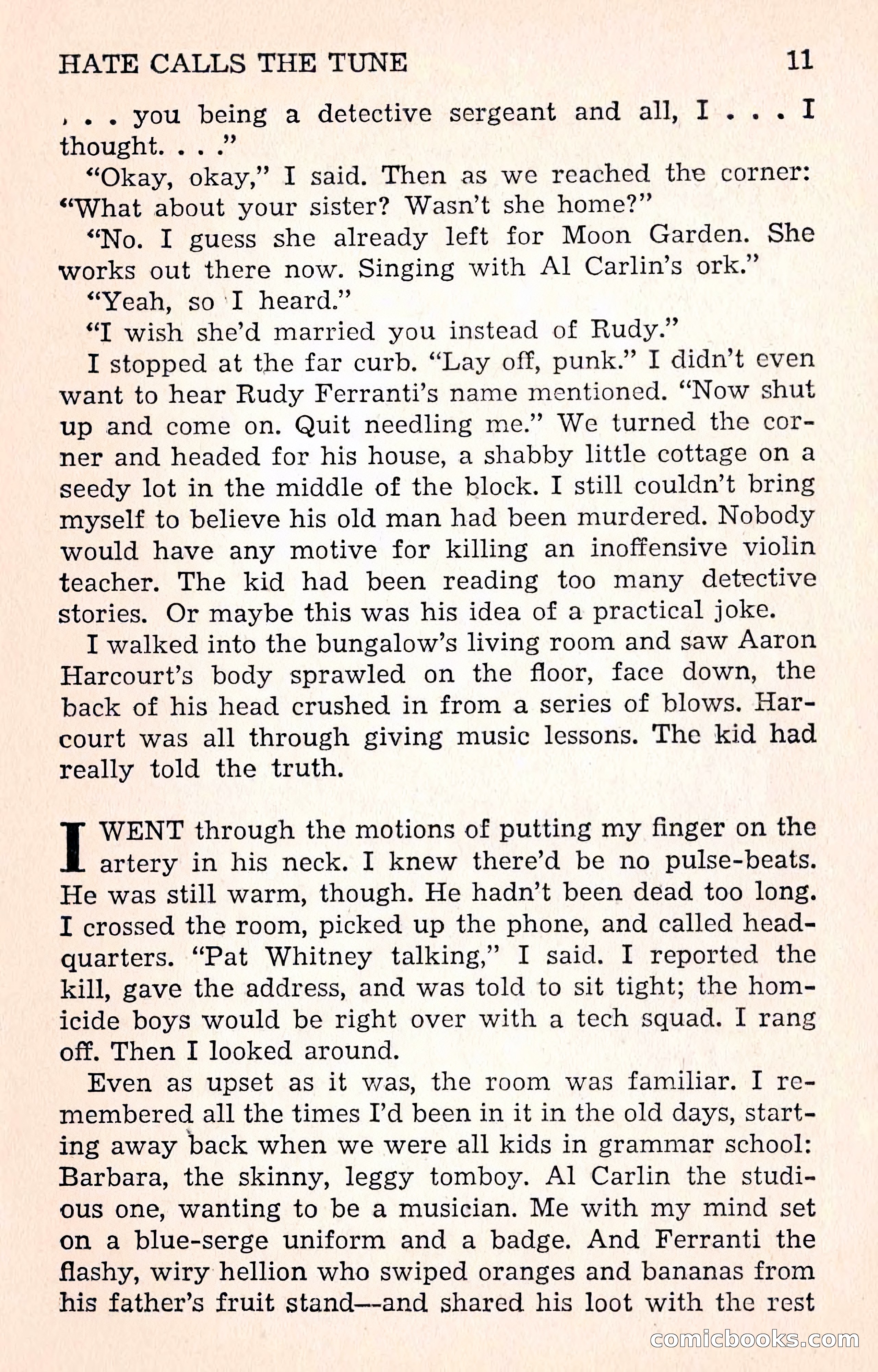 Crime Fiction Stories, December 1950 — page 11 of 101