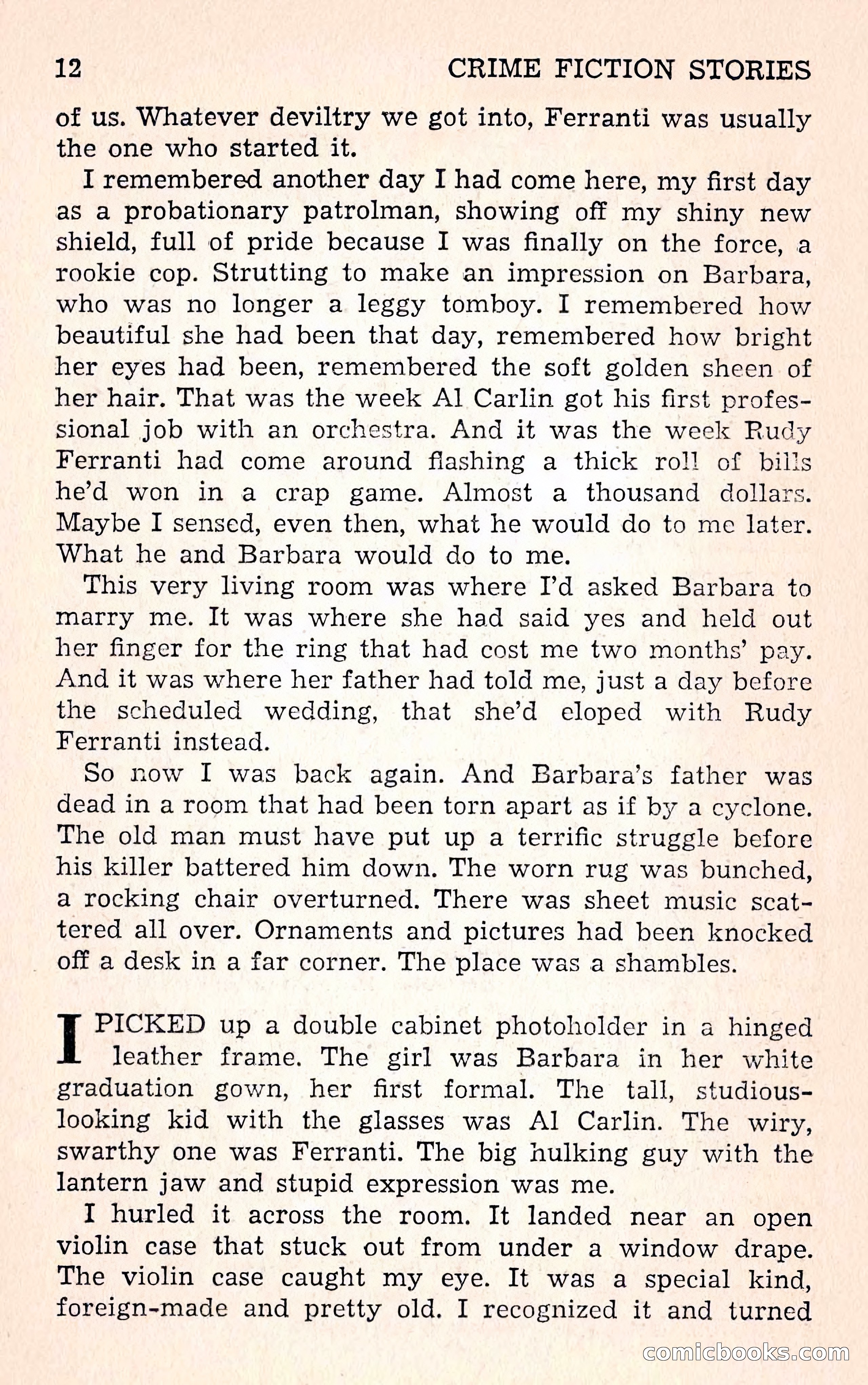 Crime Fiction Stories, December 1950 — page 12 of 101