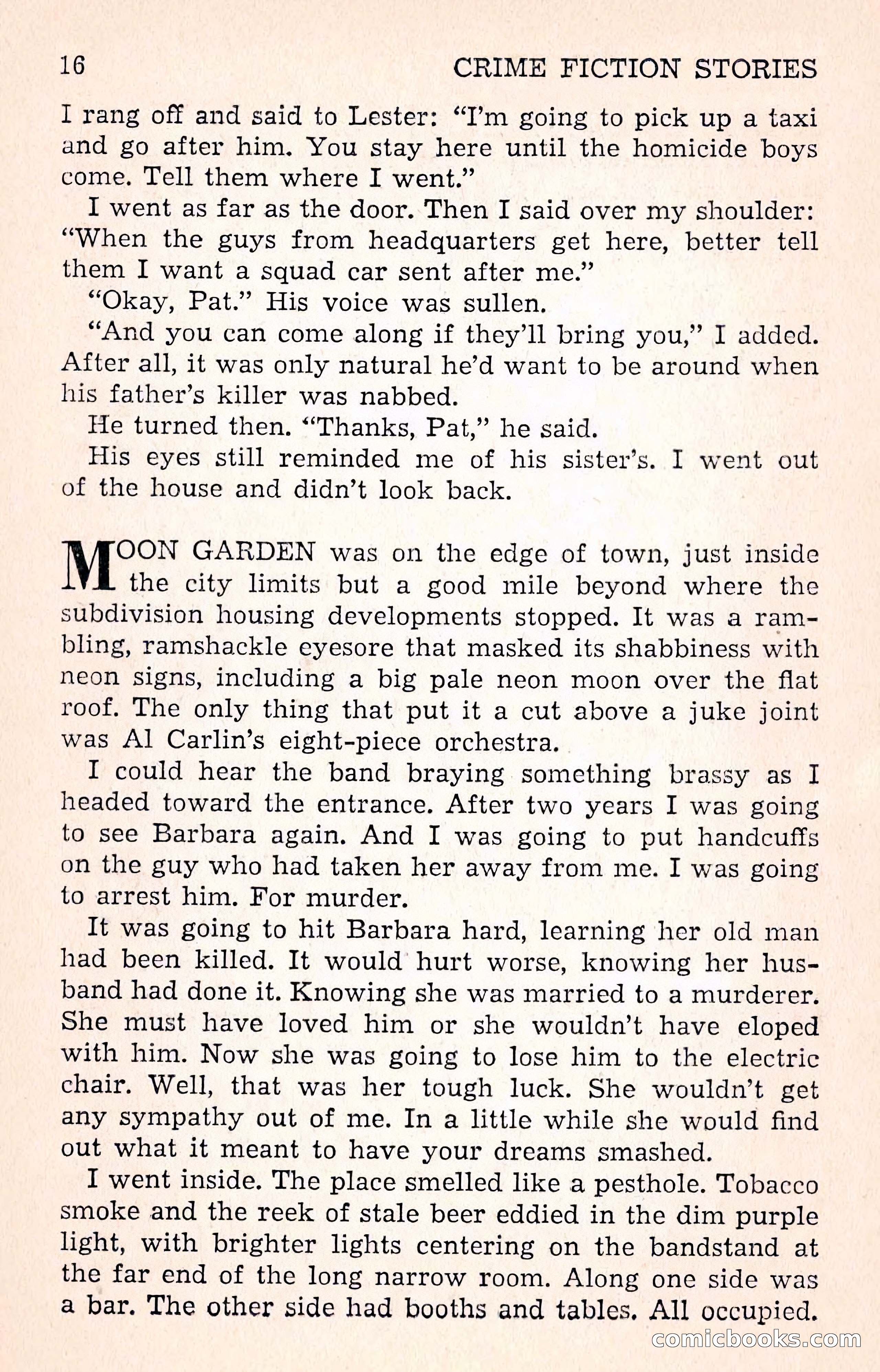 Crime Fiction Stories, December 1950 — page 16 of 101