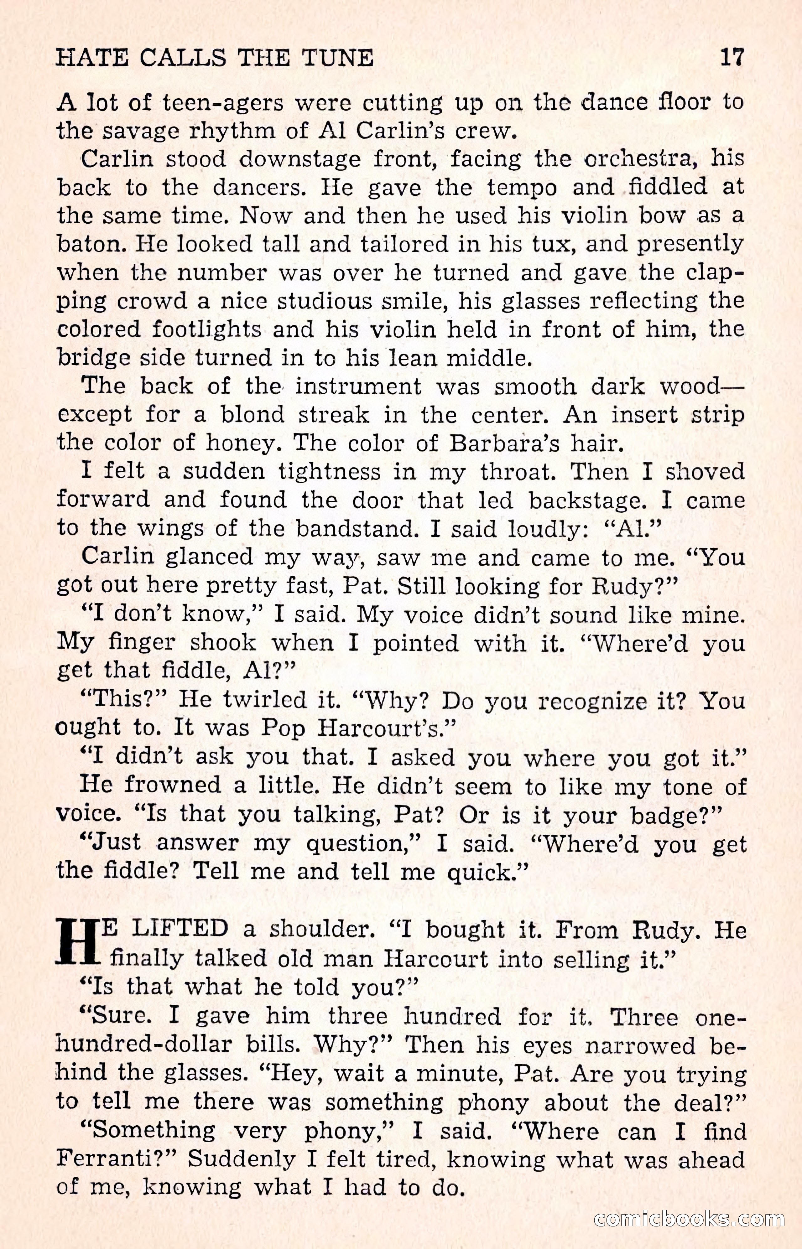 Crime Fiction Stories, December 1950 — page 17 of 101