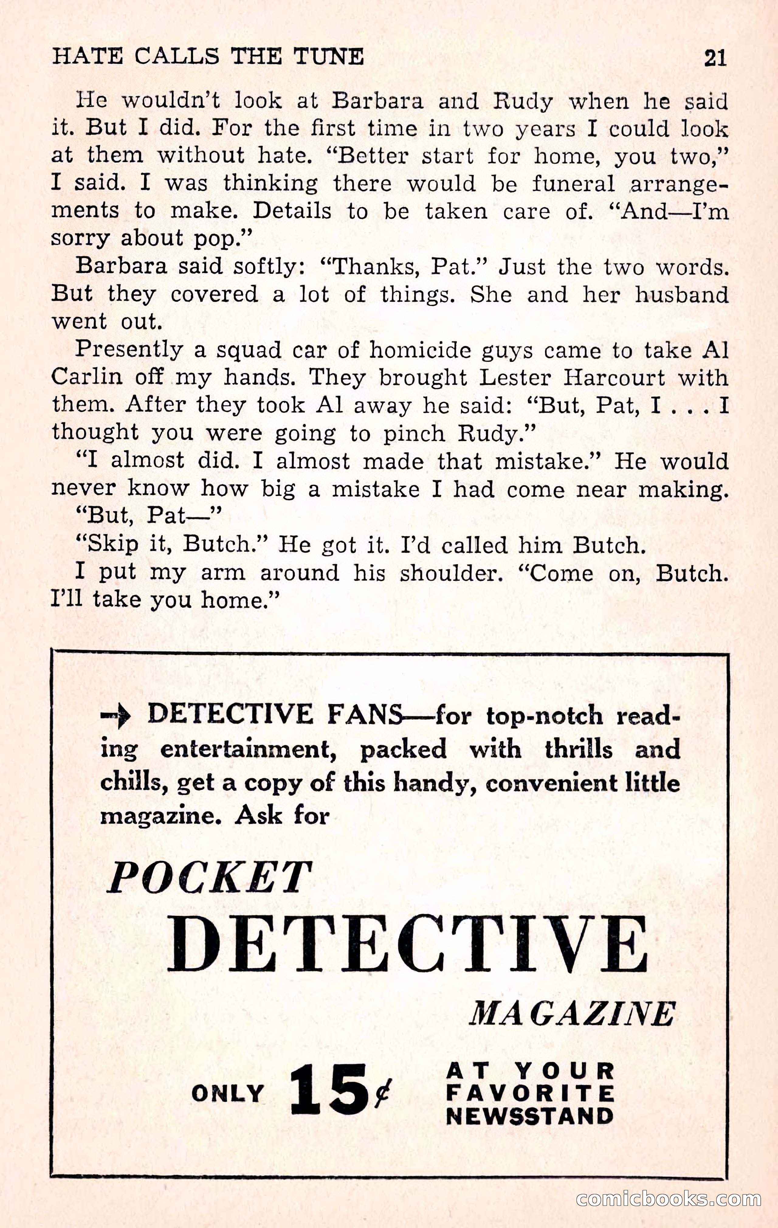 Crime Fiction Stories, December 1950 — page 21 of 101