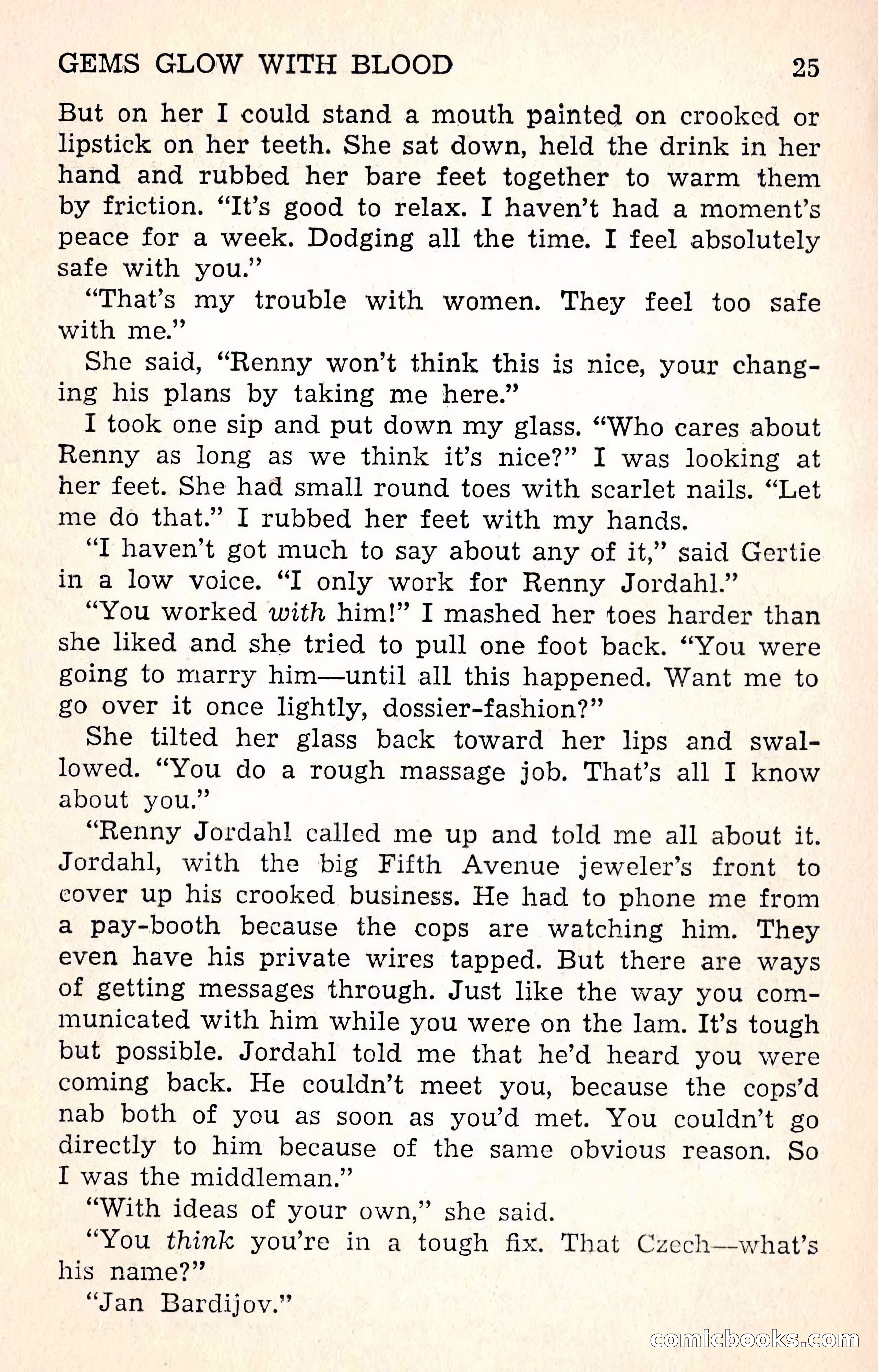 Crime Fiction Stories, December 1950 — page 25 of 101