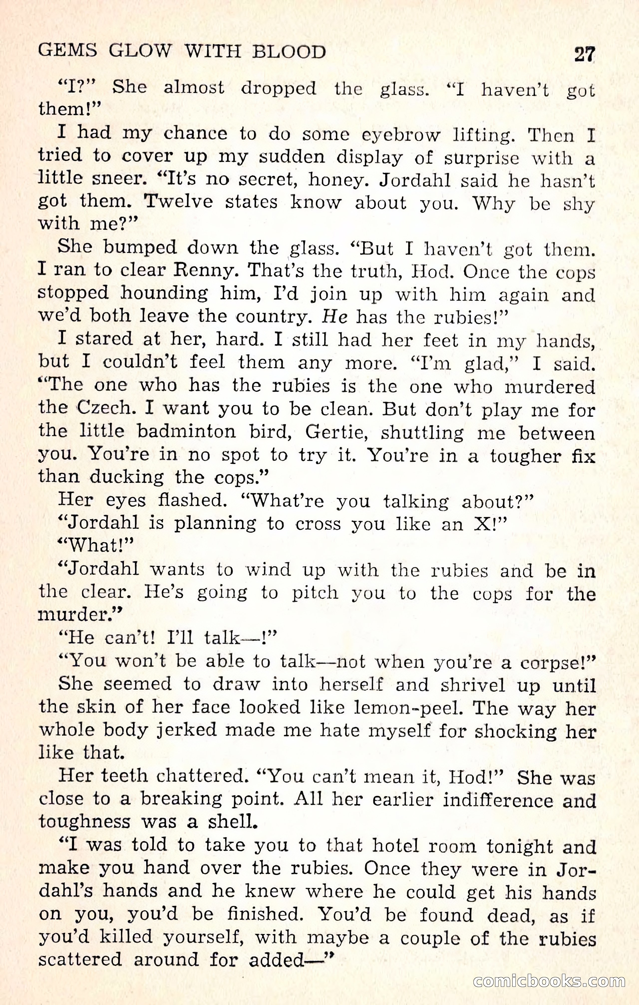 Crime Fiction Stories, December 1950 — page 27 of 101