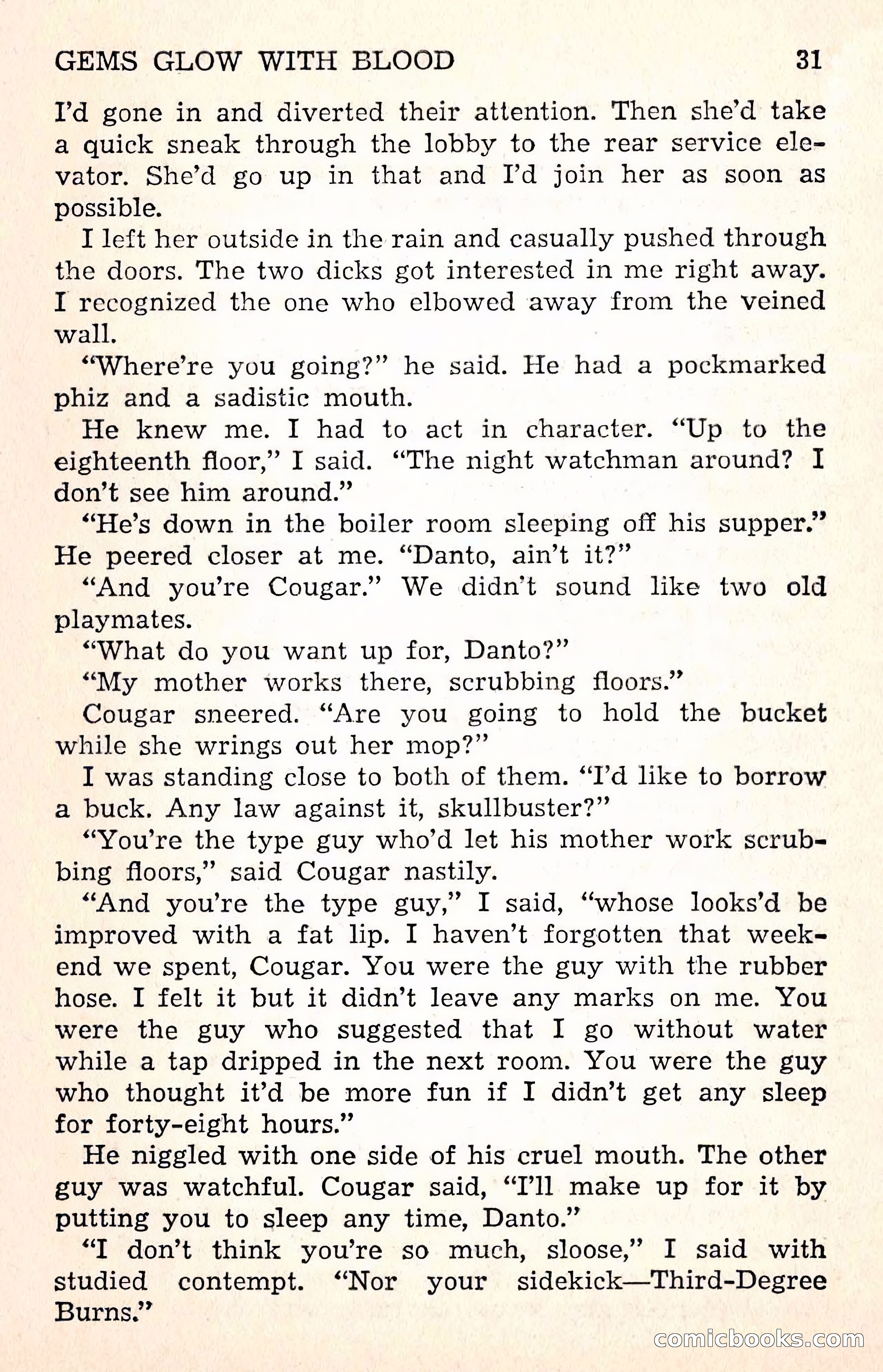 Crime Fiction Stories, December 1950 — page 31 of 101