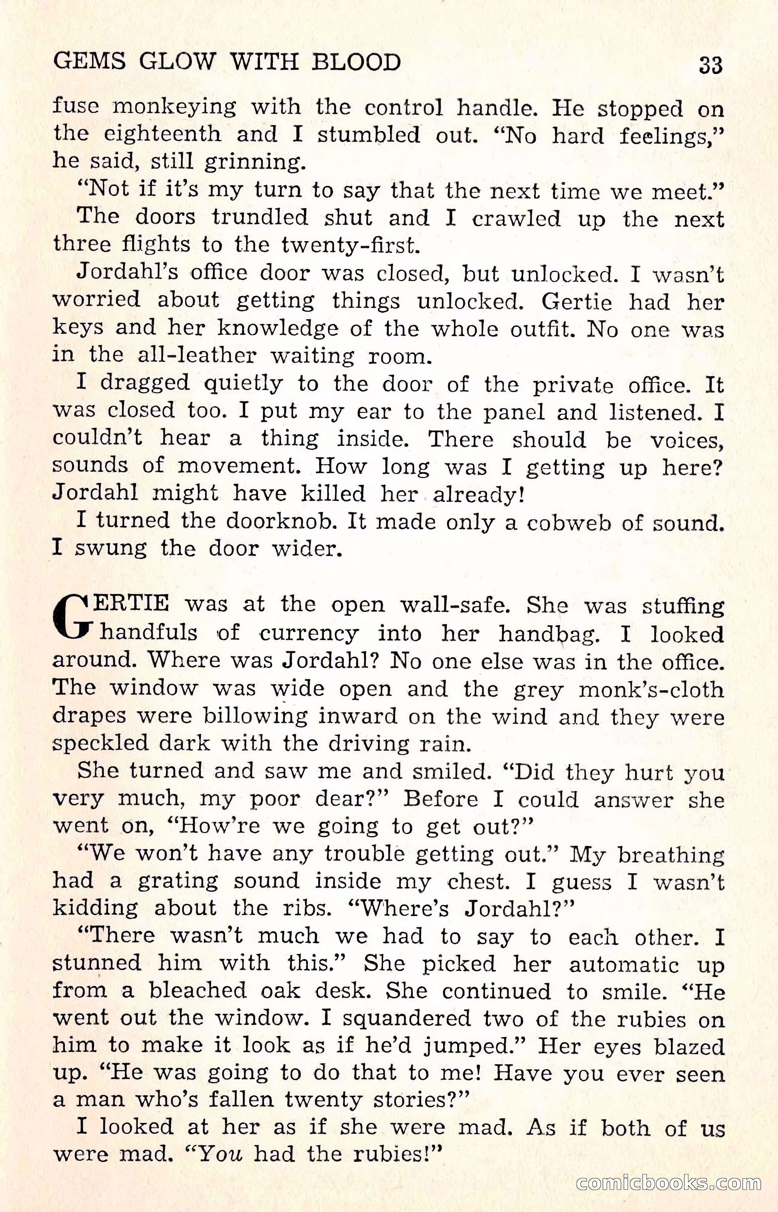 Crime Fiction Stories, December 1950 — page 33 of 101