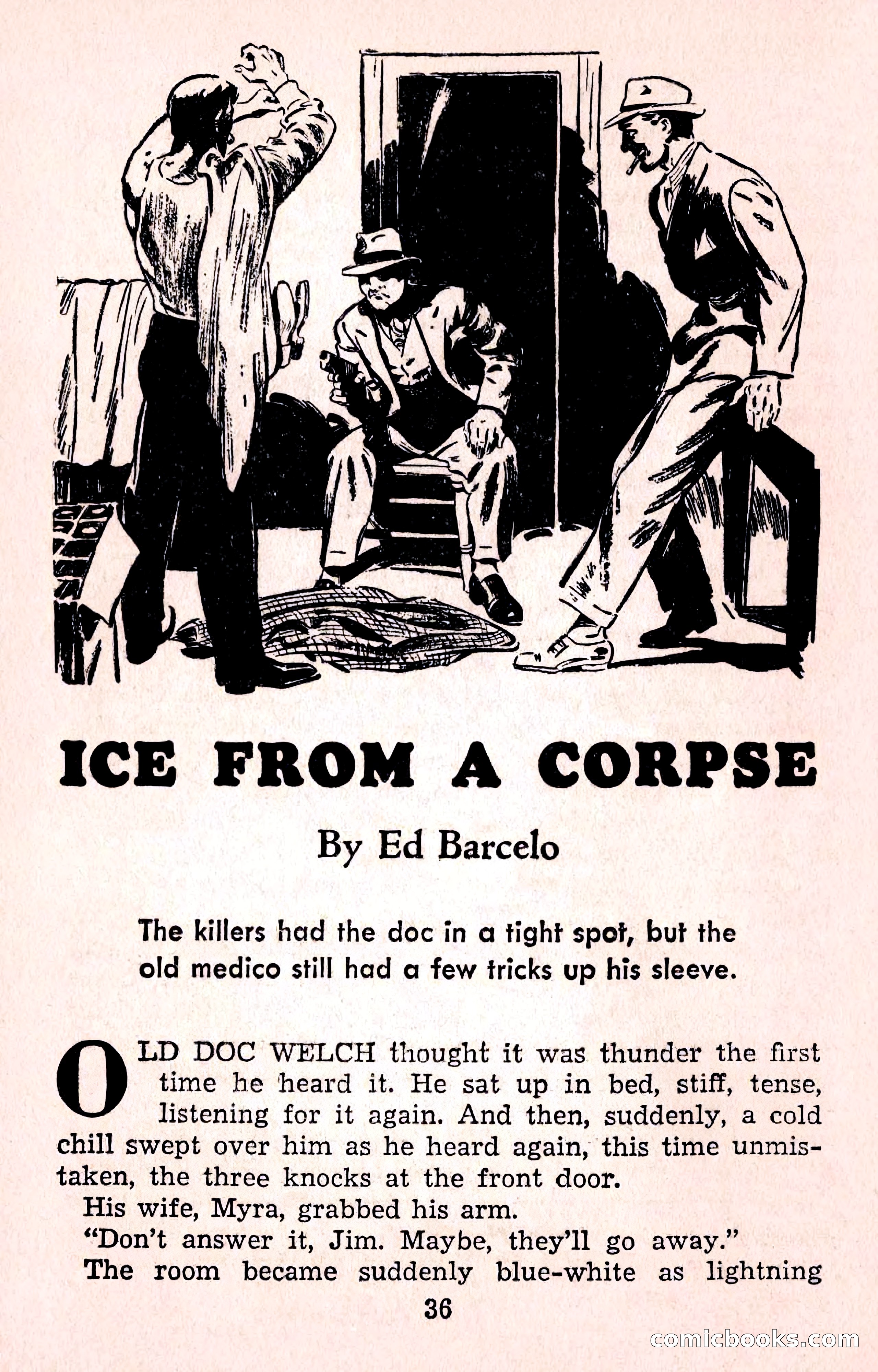 Crime Fiction Stories, December 1950 — page 36 of 101