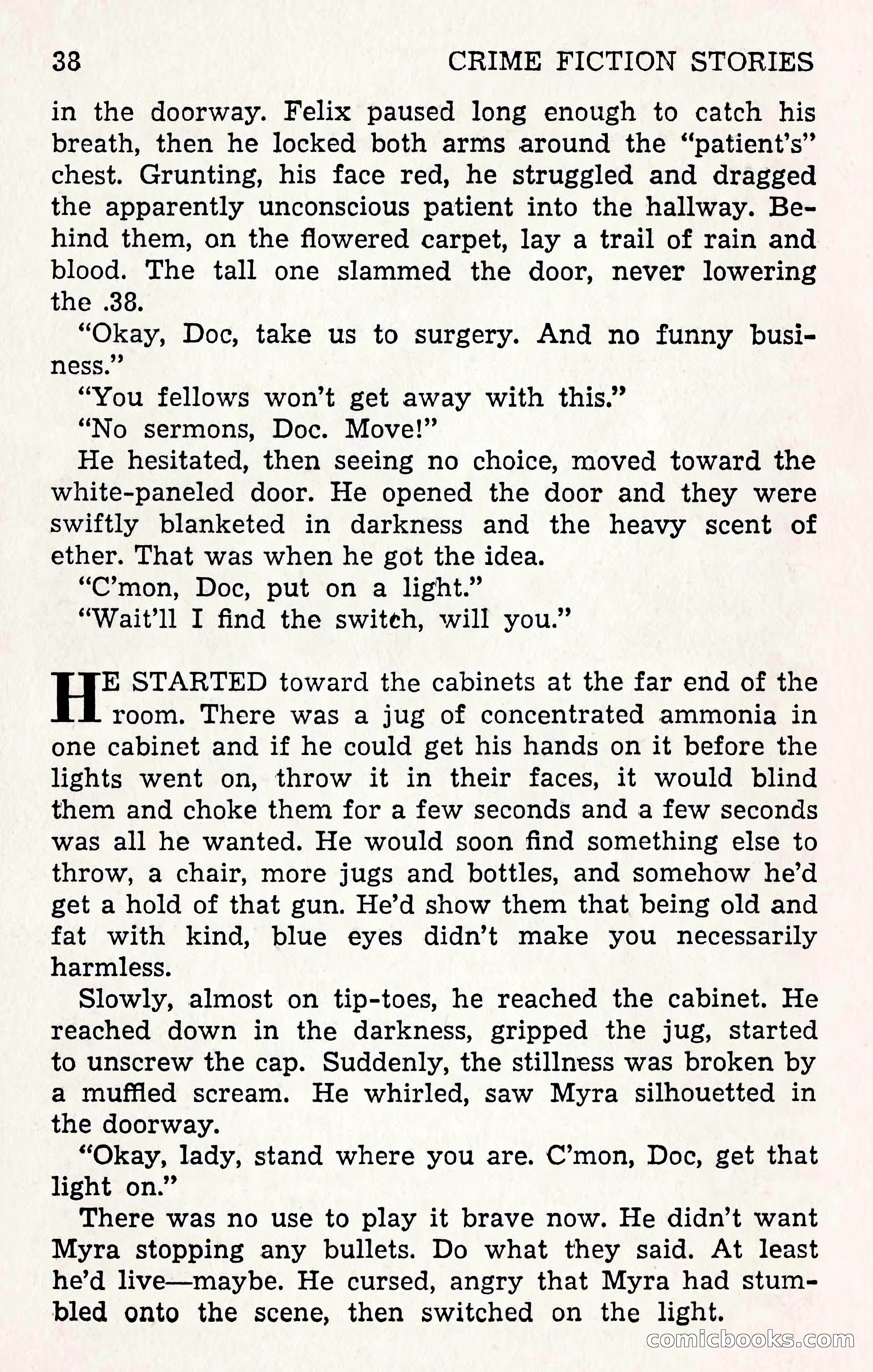 Crime Fiction Stories, December 1950 — page 38 of 101