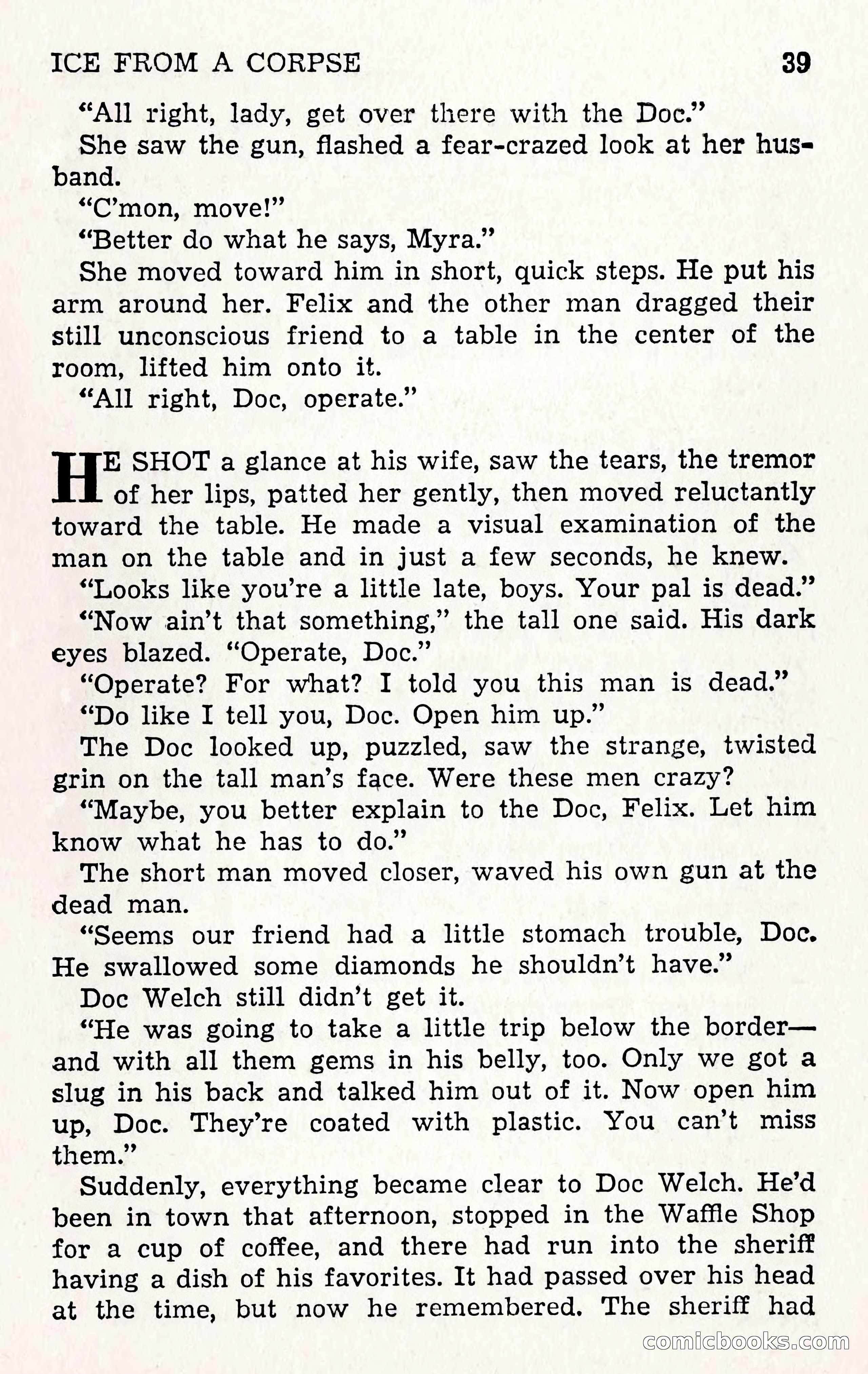 Crime Fiction Stories, December 1950 — page 39 of 101