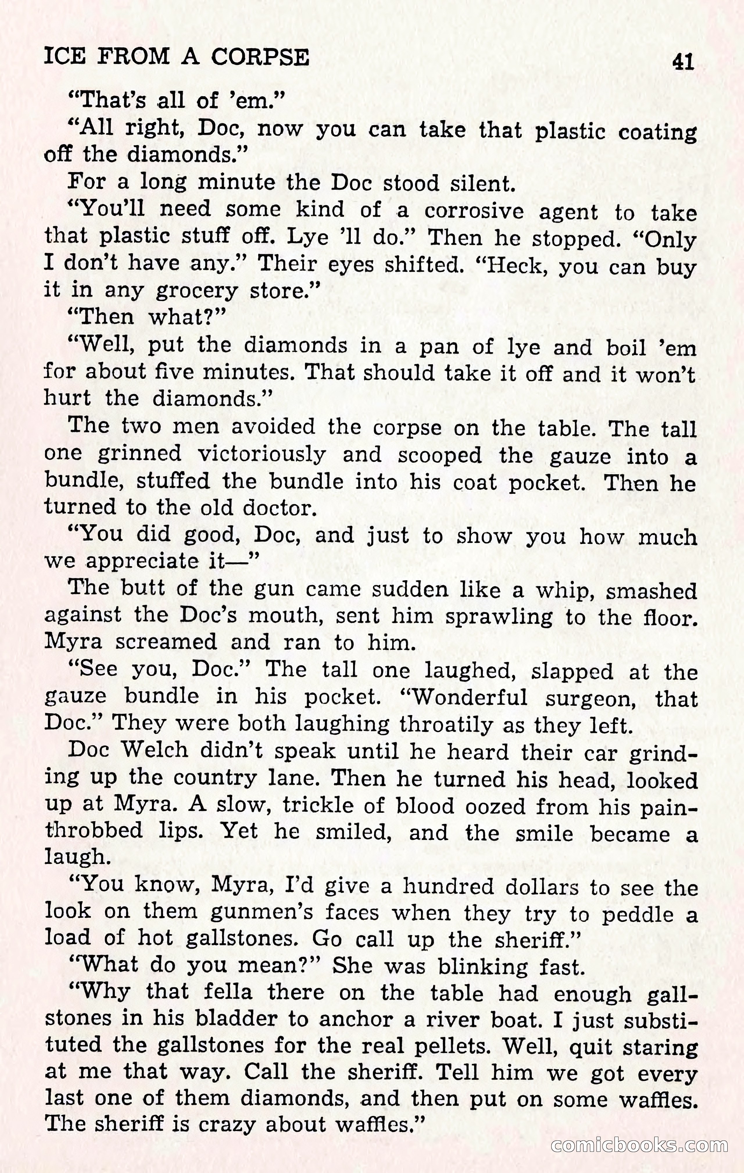 Crime Fiction Stories, December 1950 — page 41 of 101