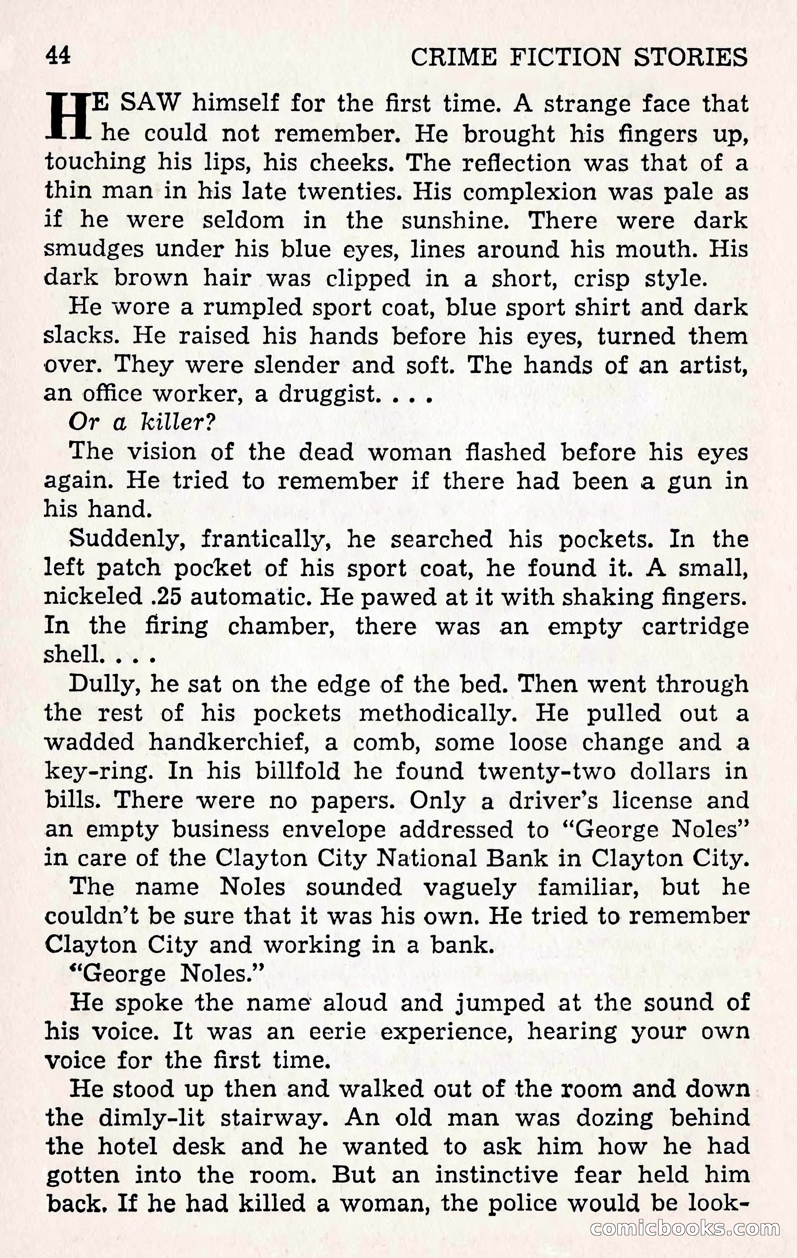 Crime Fiction Stories, December 1950 — page 44 of 101