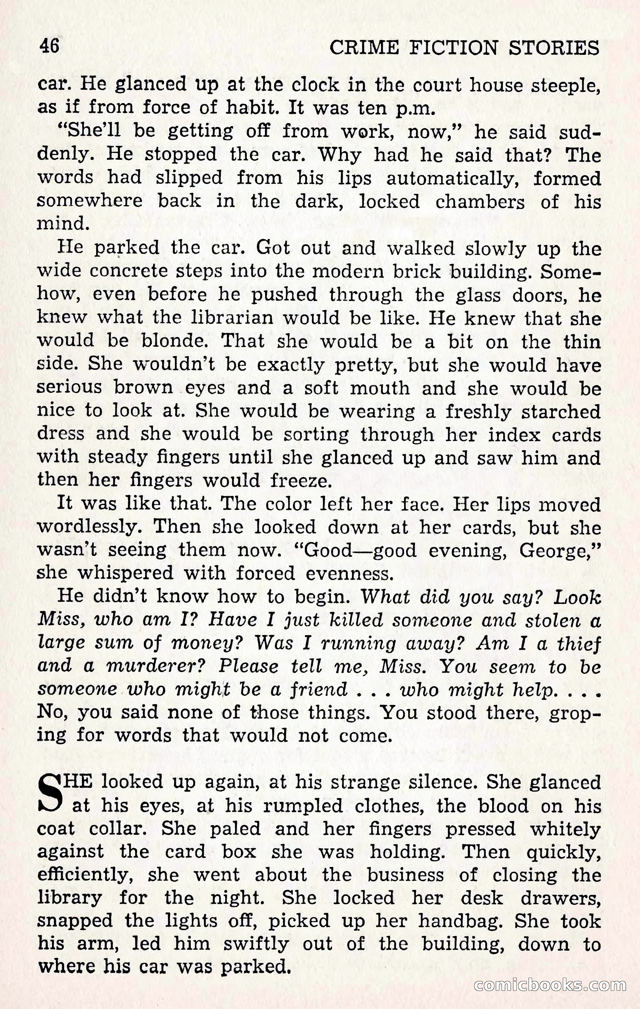 Crime Fiction Stories, December 1950 — page 46 of 101