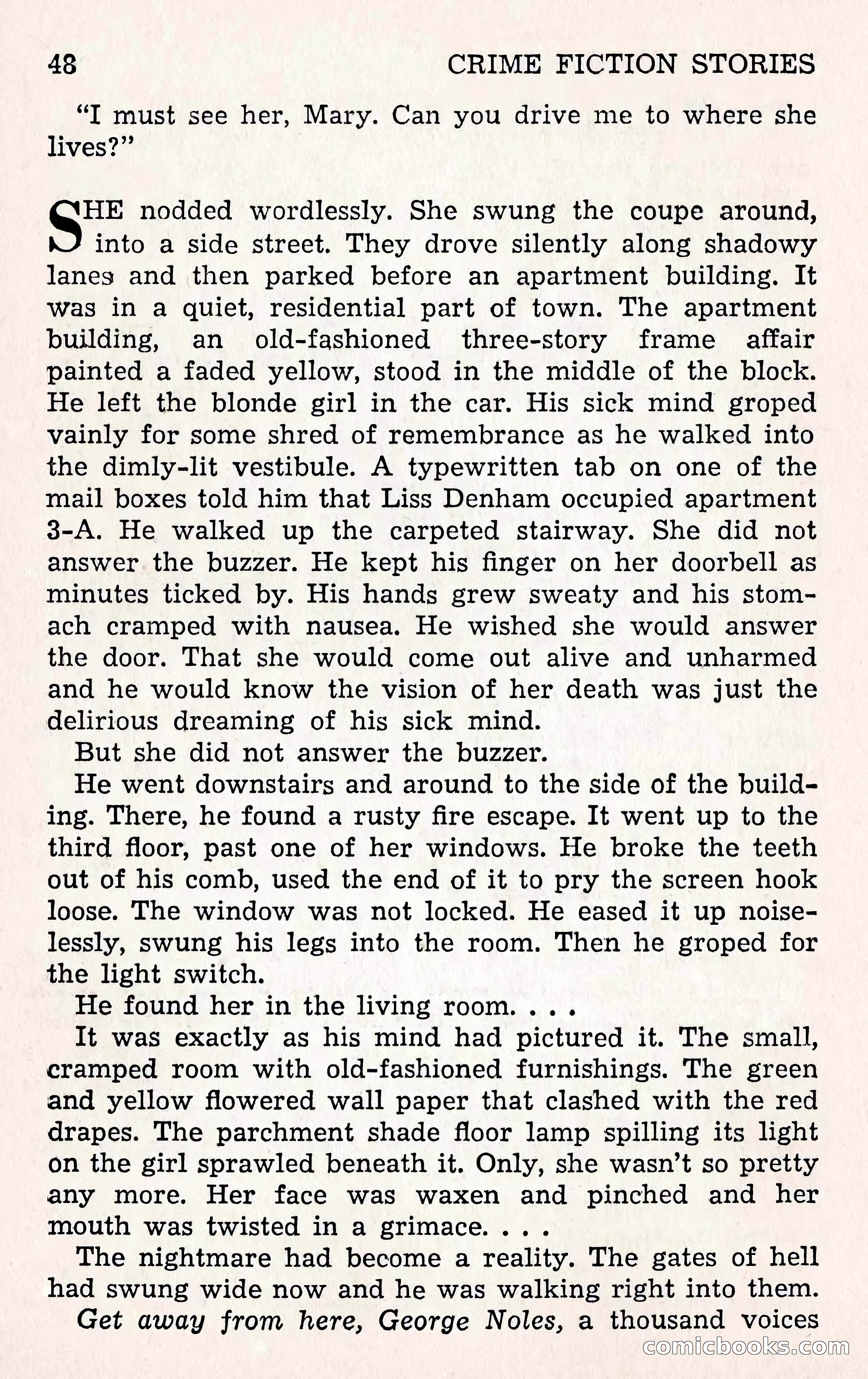 Crime Fiction Stories, December 1950 — page 48 of 101
