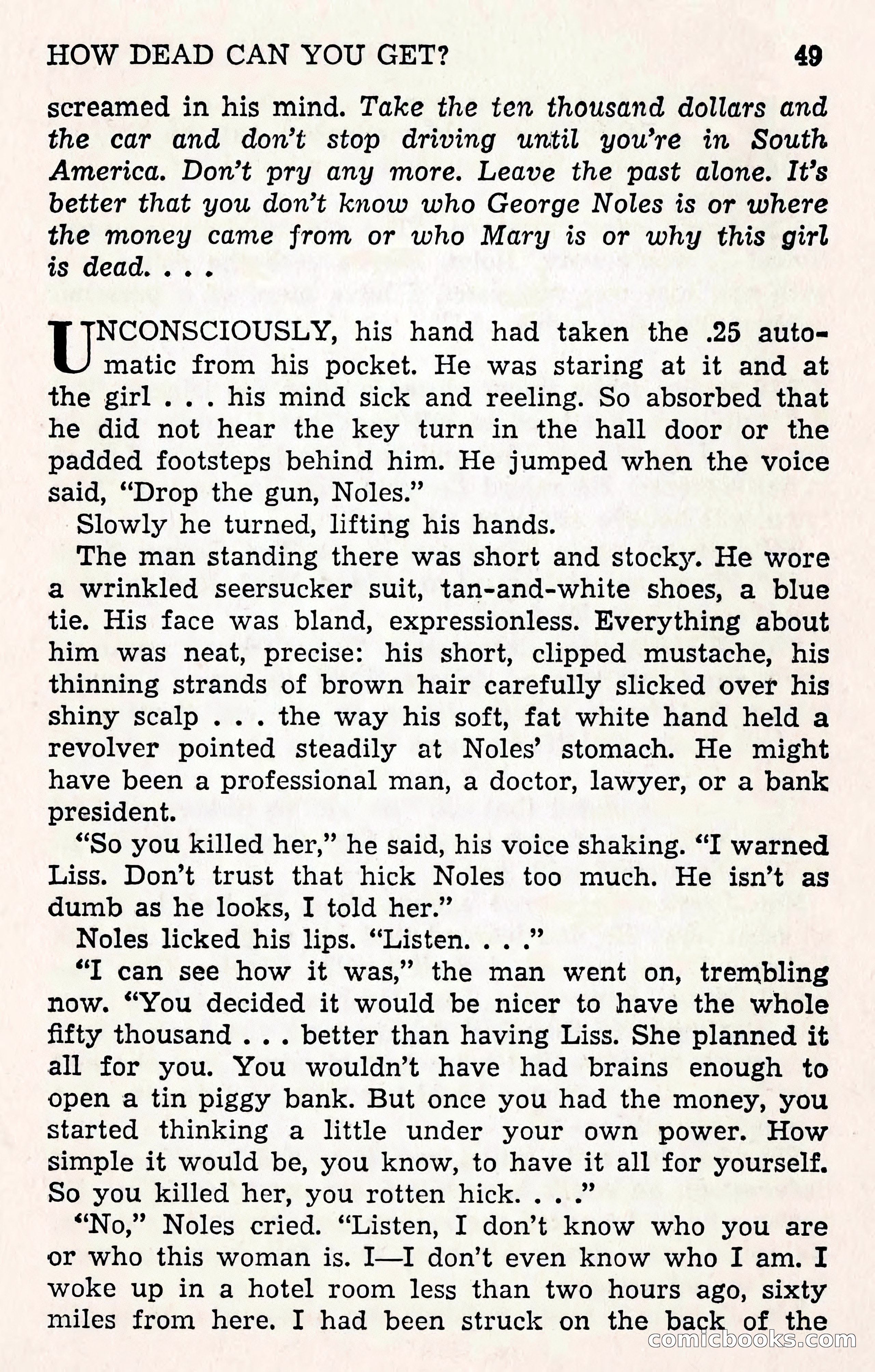 Crime Fiction Stories, December 1950 — page 49 of 101