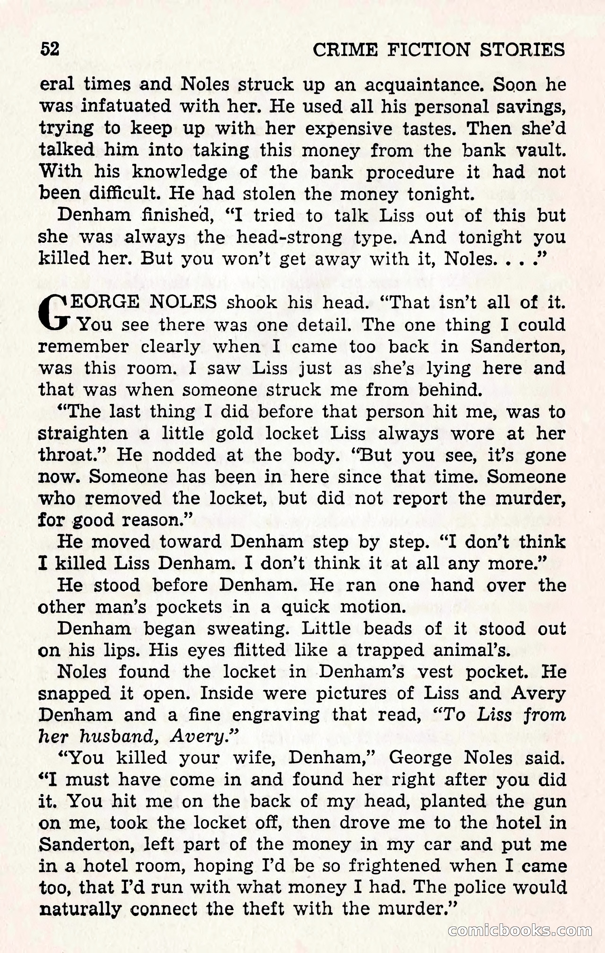 Crime Fiction Stories, December 1950 — page 52 of 101