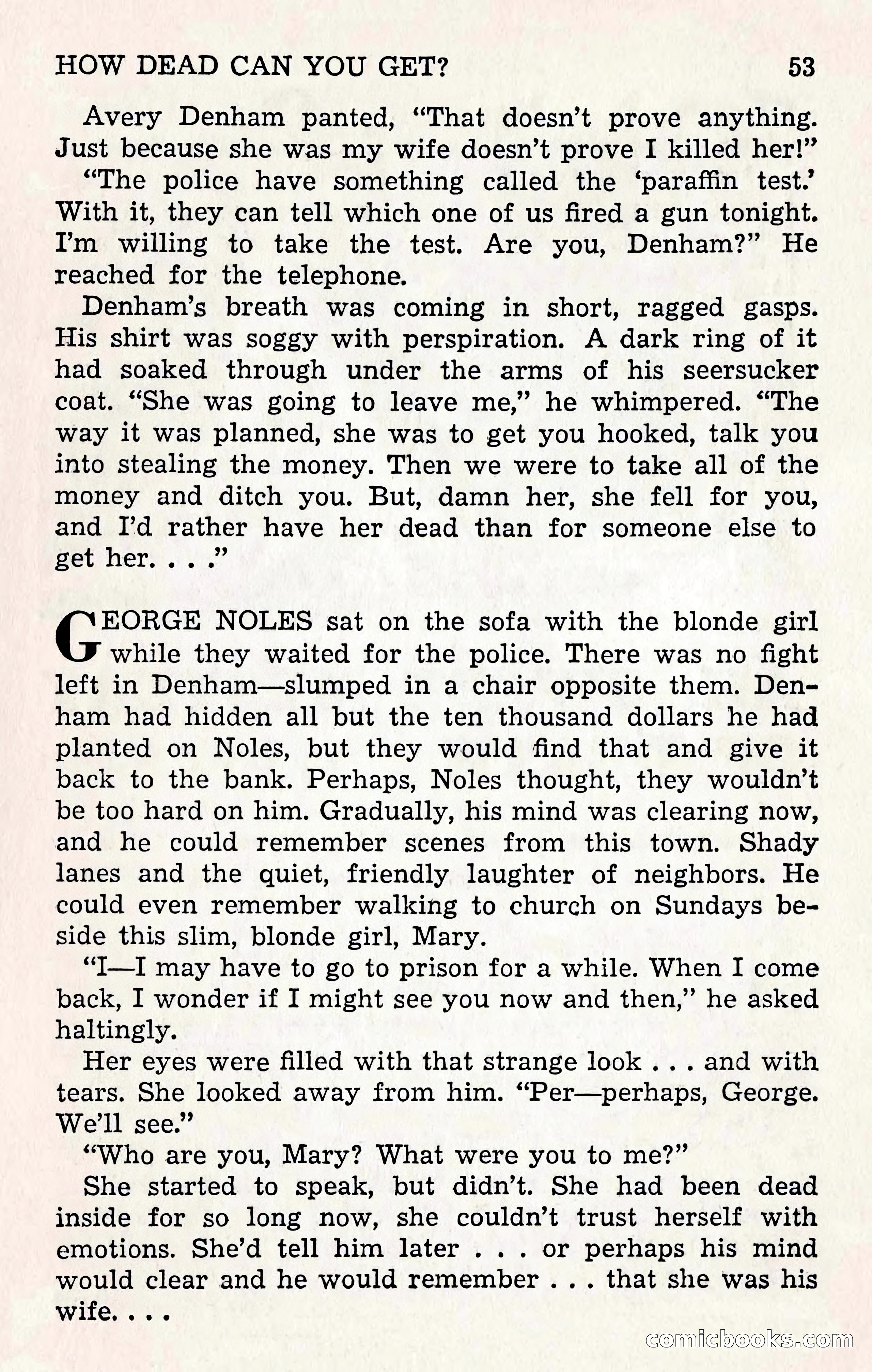 Crime Fiction Stories, December 1950 — page 53 of 101