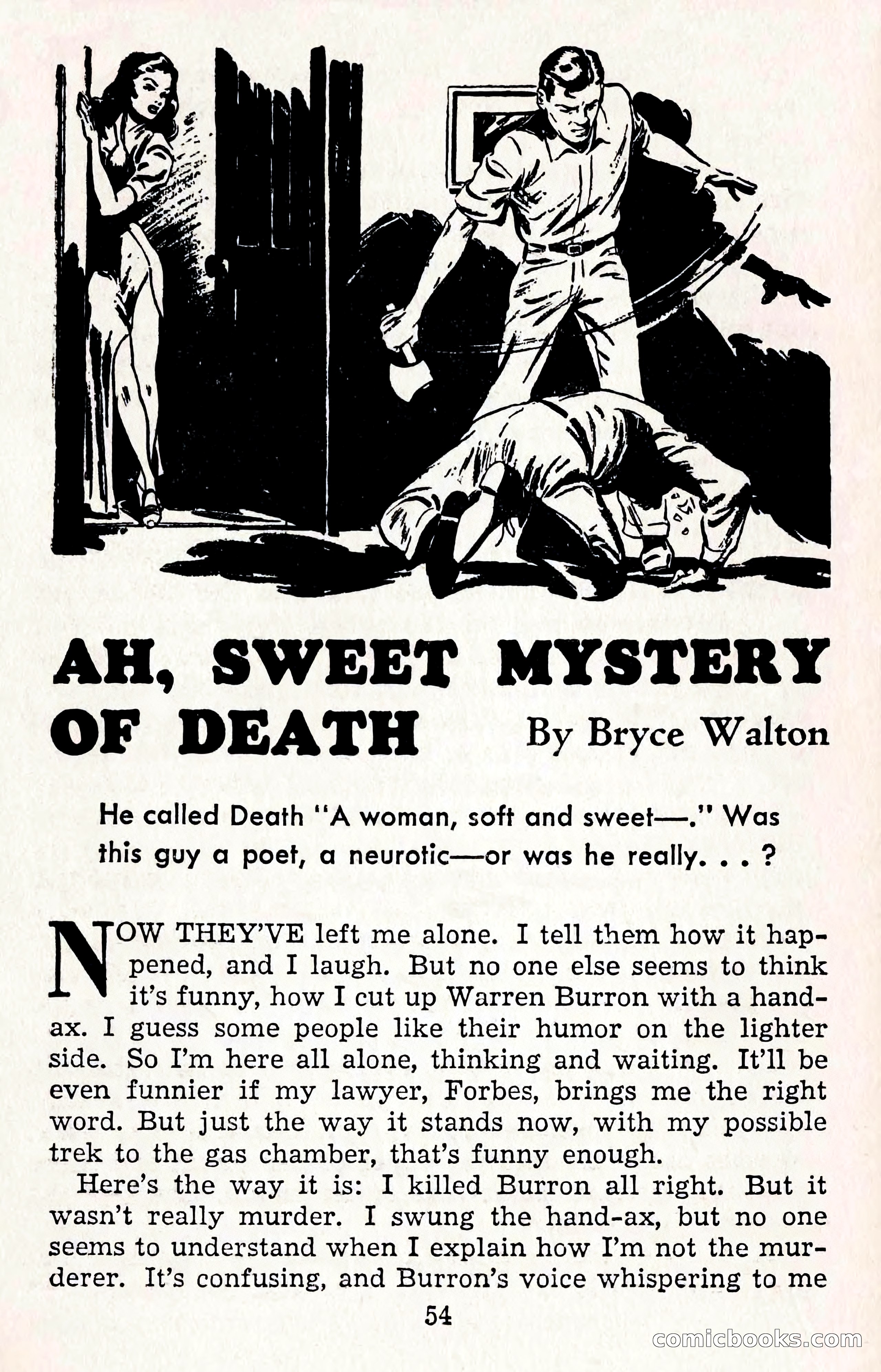 Crime Fiction Stories, December 1950 — page 54 of 101