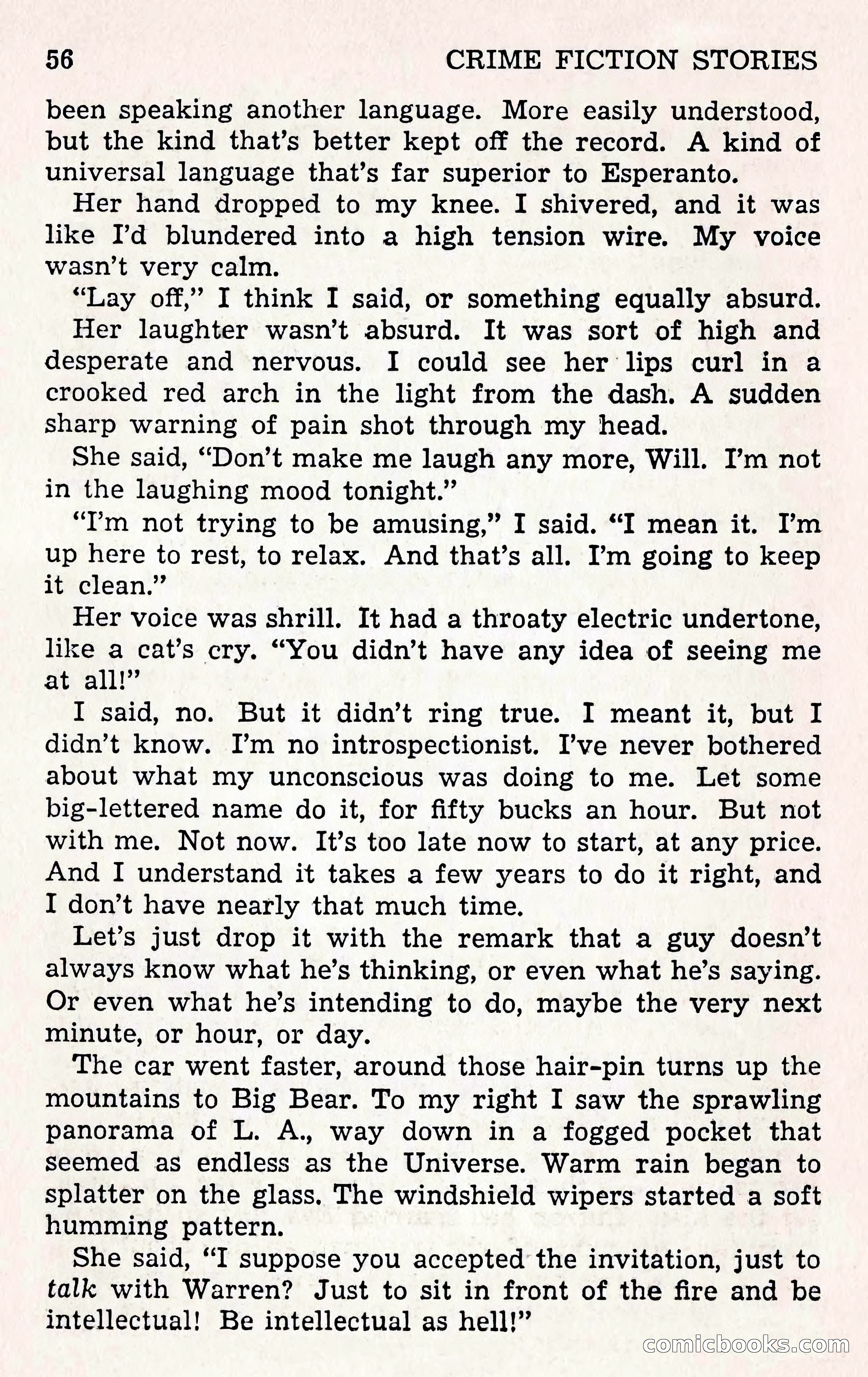 Crime Fiction Stories, December 1950 — page 56 of 101
