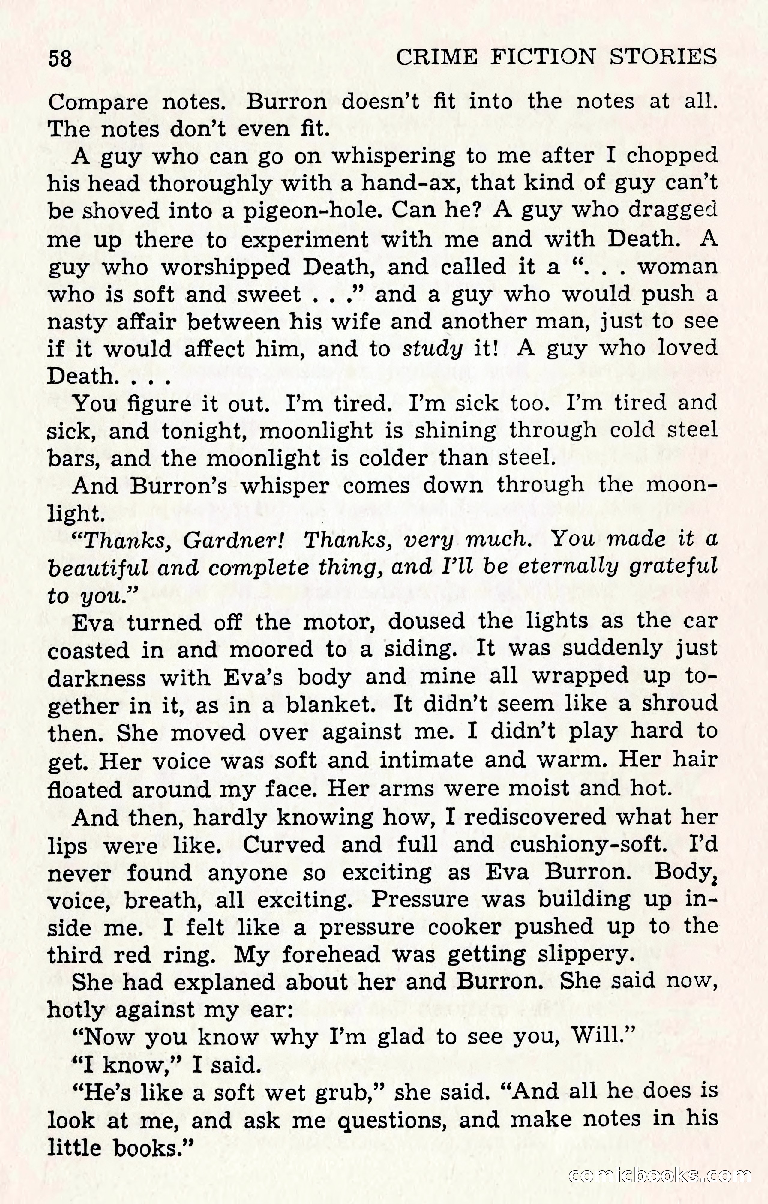 Crime Fiction Stories, December 1950 — page 58 of 101