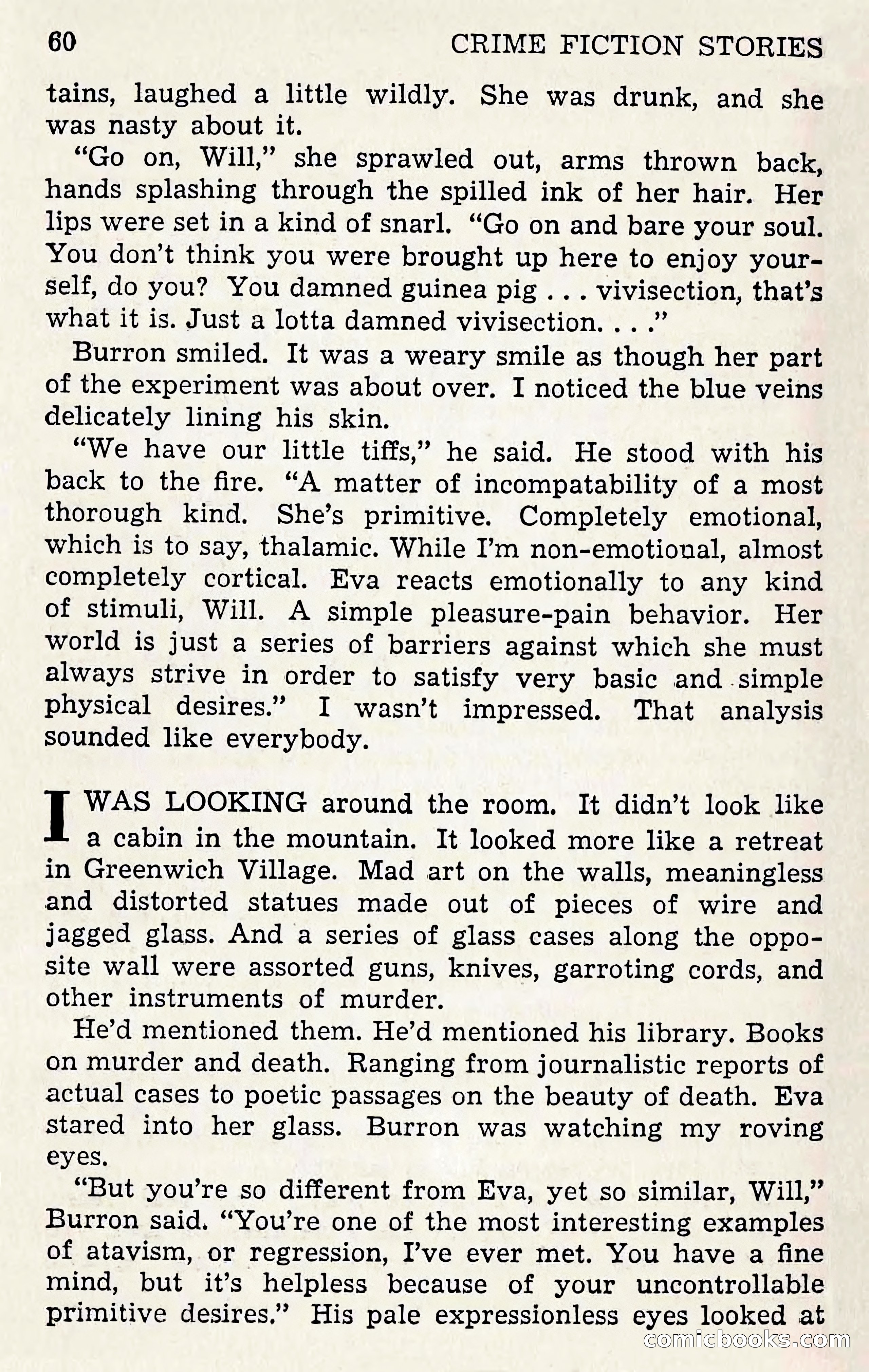 Crime Fiction Stories, December 1950 — page 60 of 101