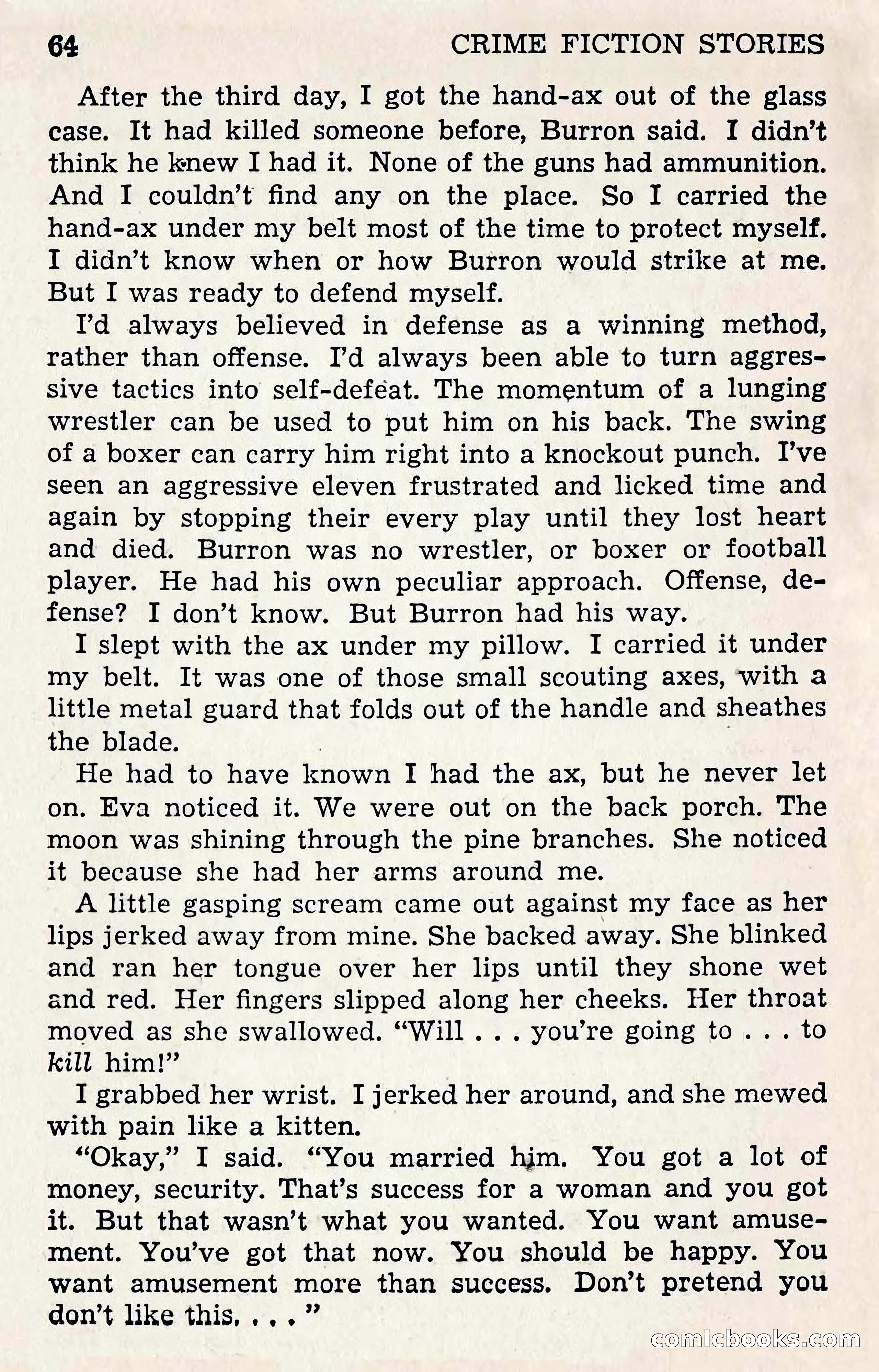 Crime Fiction Stories, December 1950 — page 64 of 101