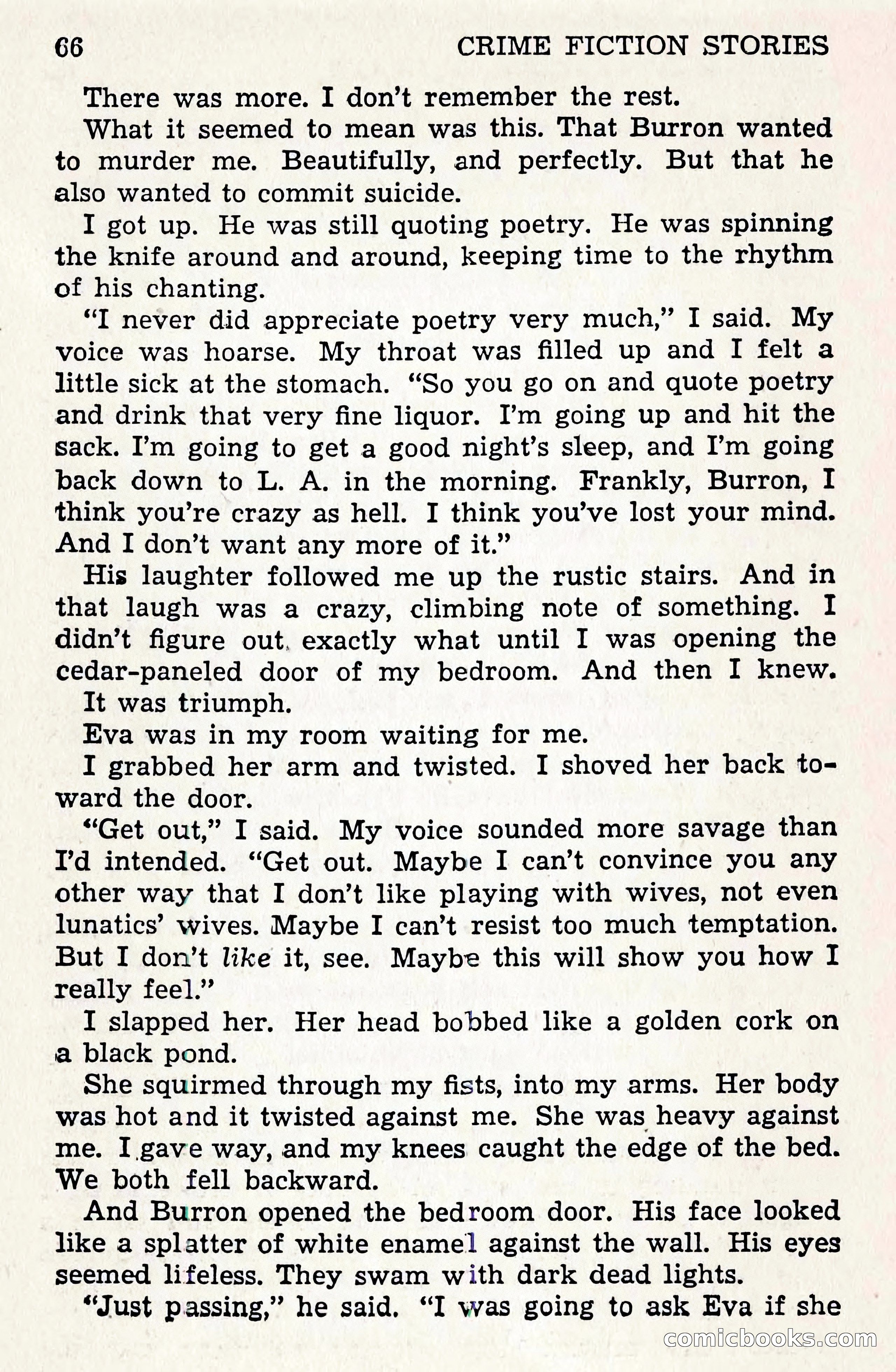 Crime Fiction Stories, December 1950 — page 66 of 101