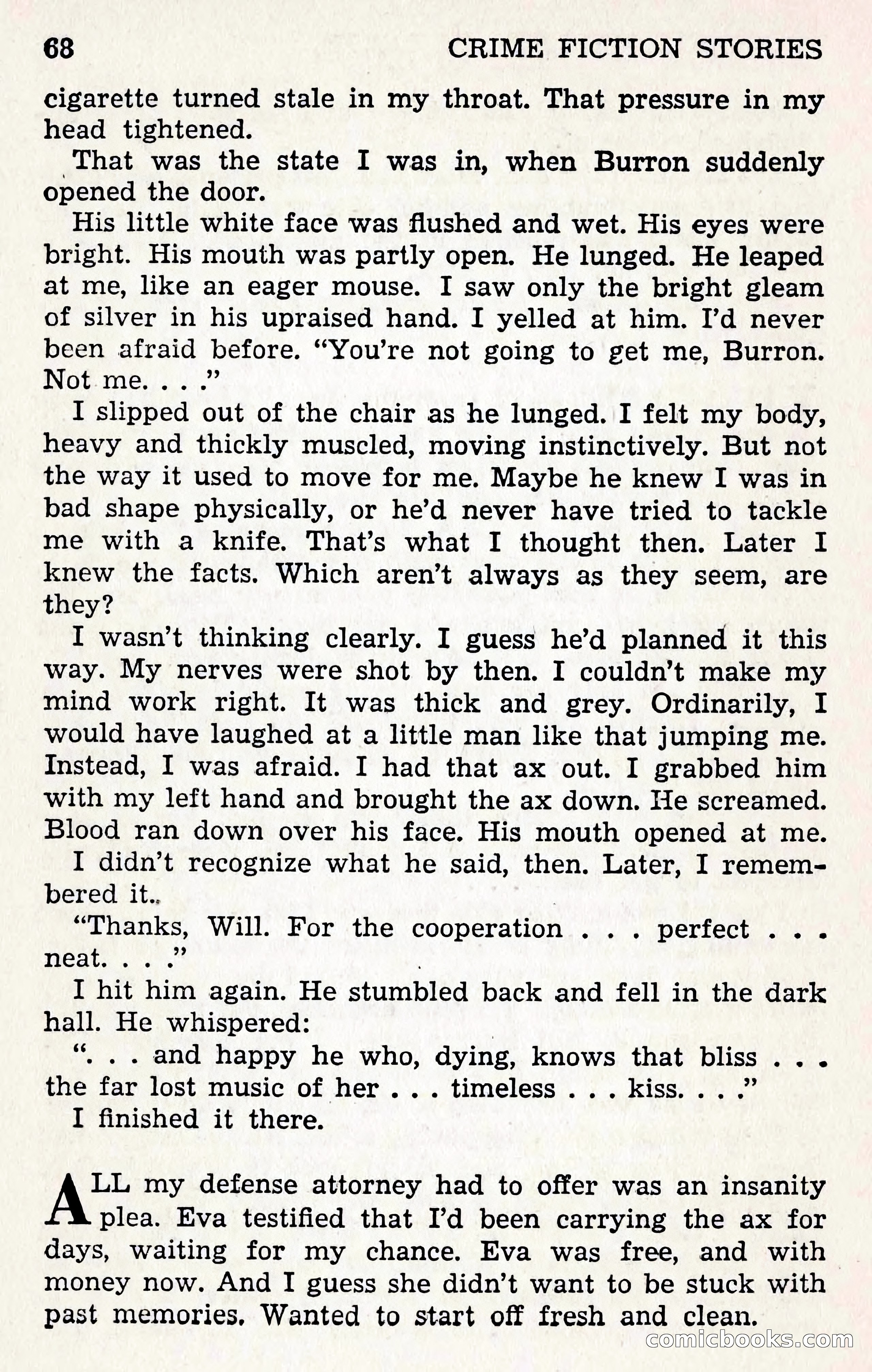 Crime Fiction Stories, December 1950 — page 68 of 101