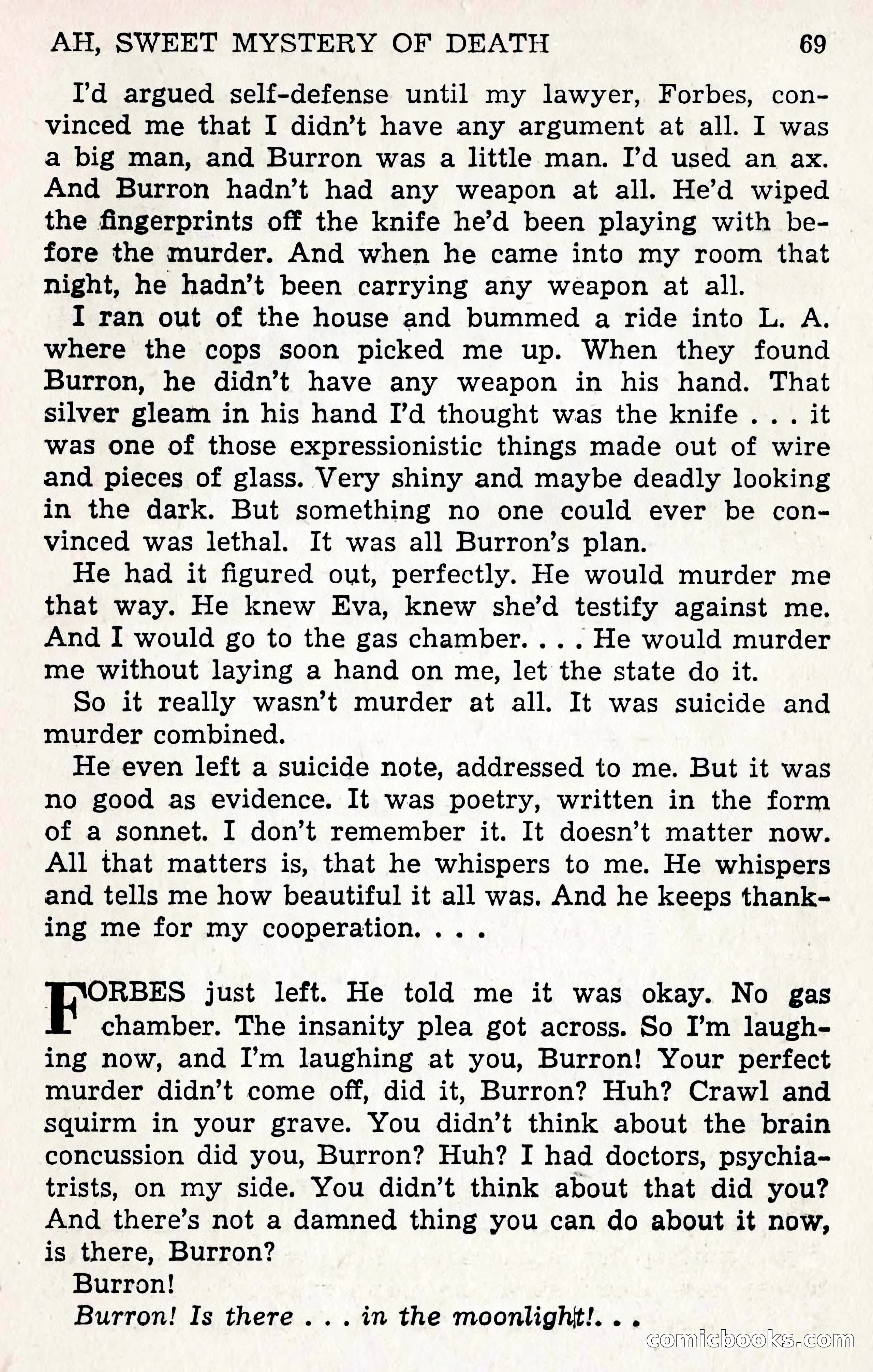 Crime Fiction Stories, December 1950 — page 69 of 101