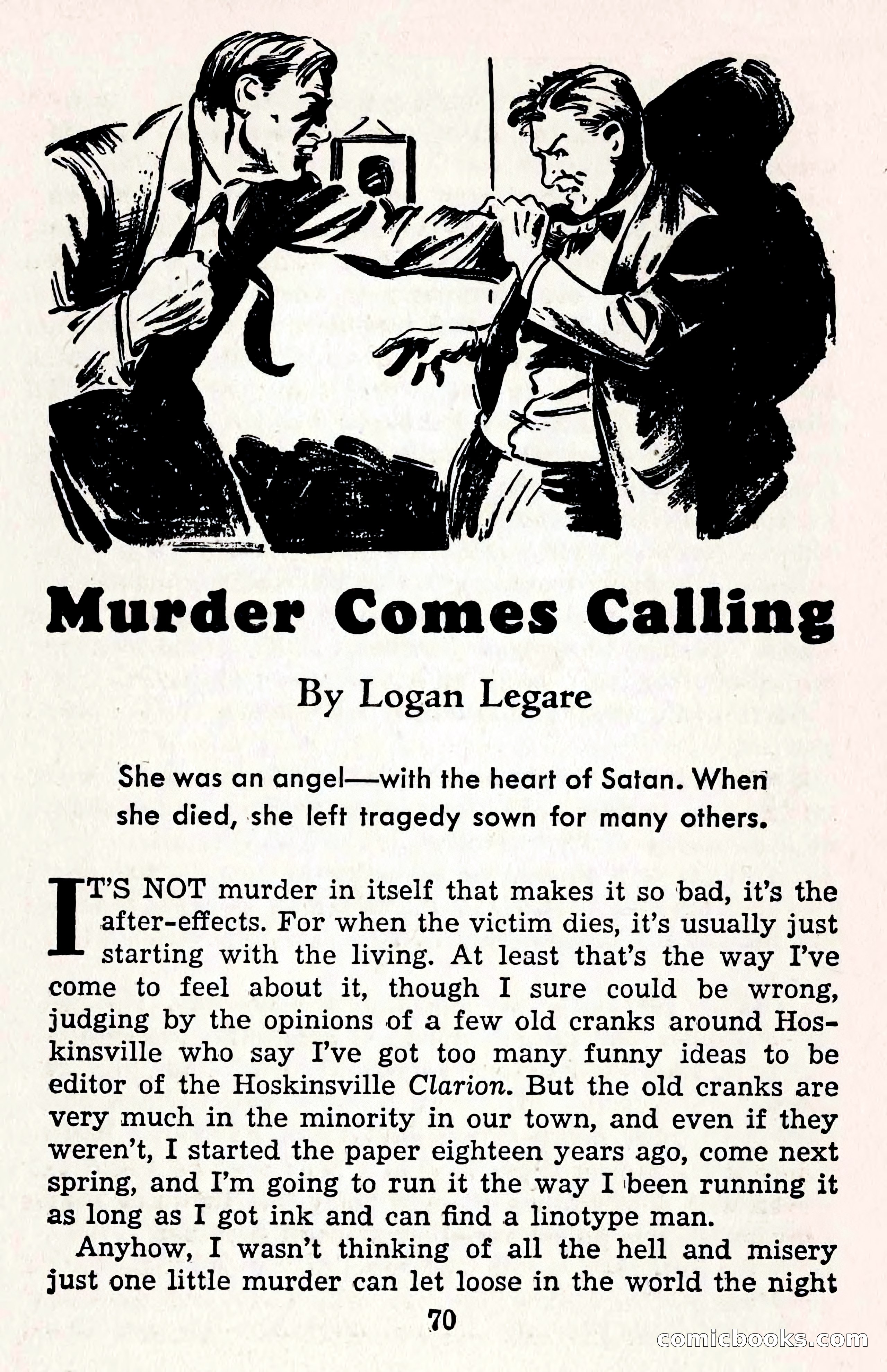 Crime Fiction Stories, December 1950 — page 70 of 101