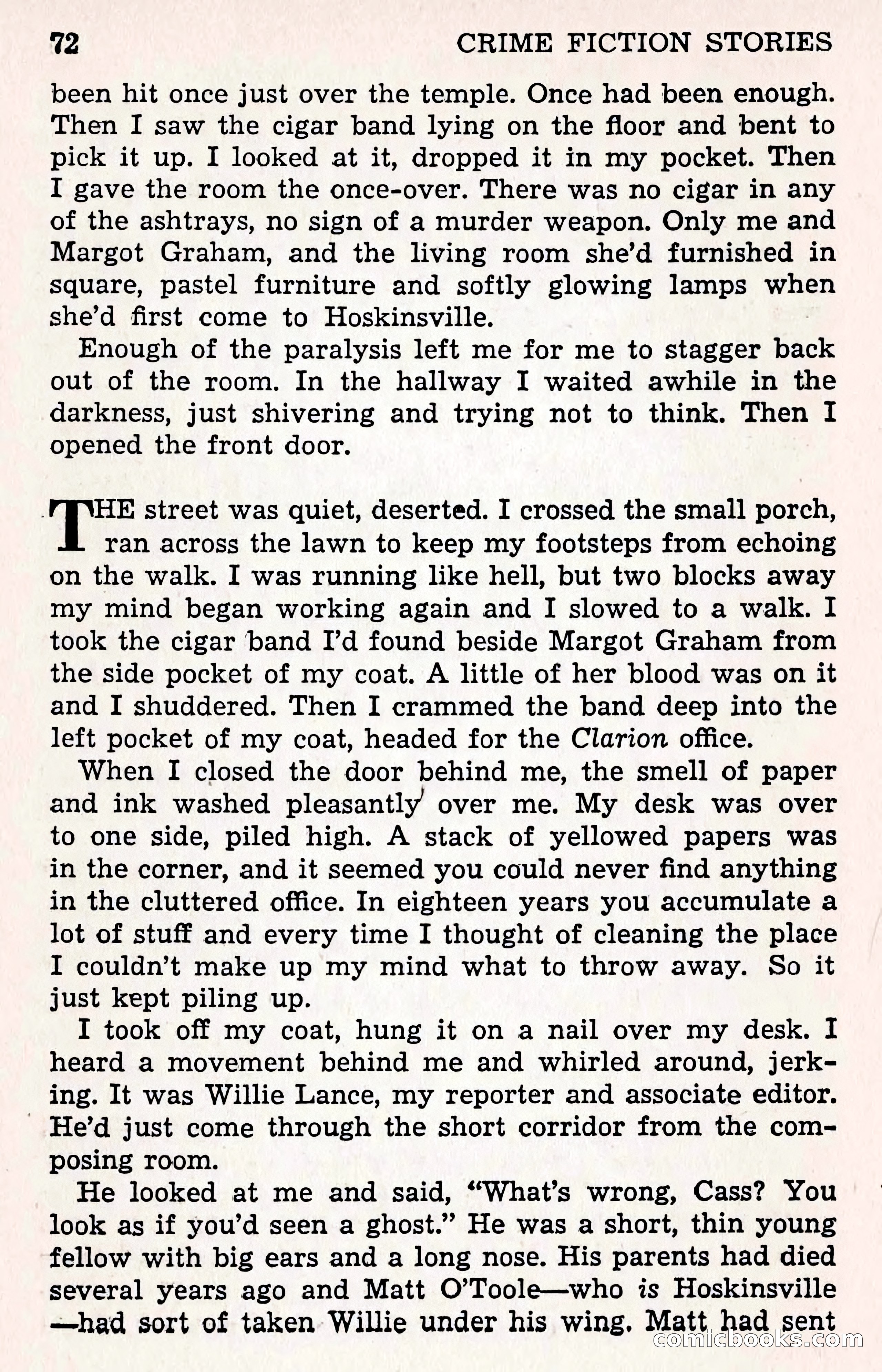 Crime Fiction Stories, December 1950 — page 72 of 101