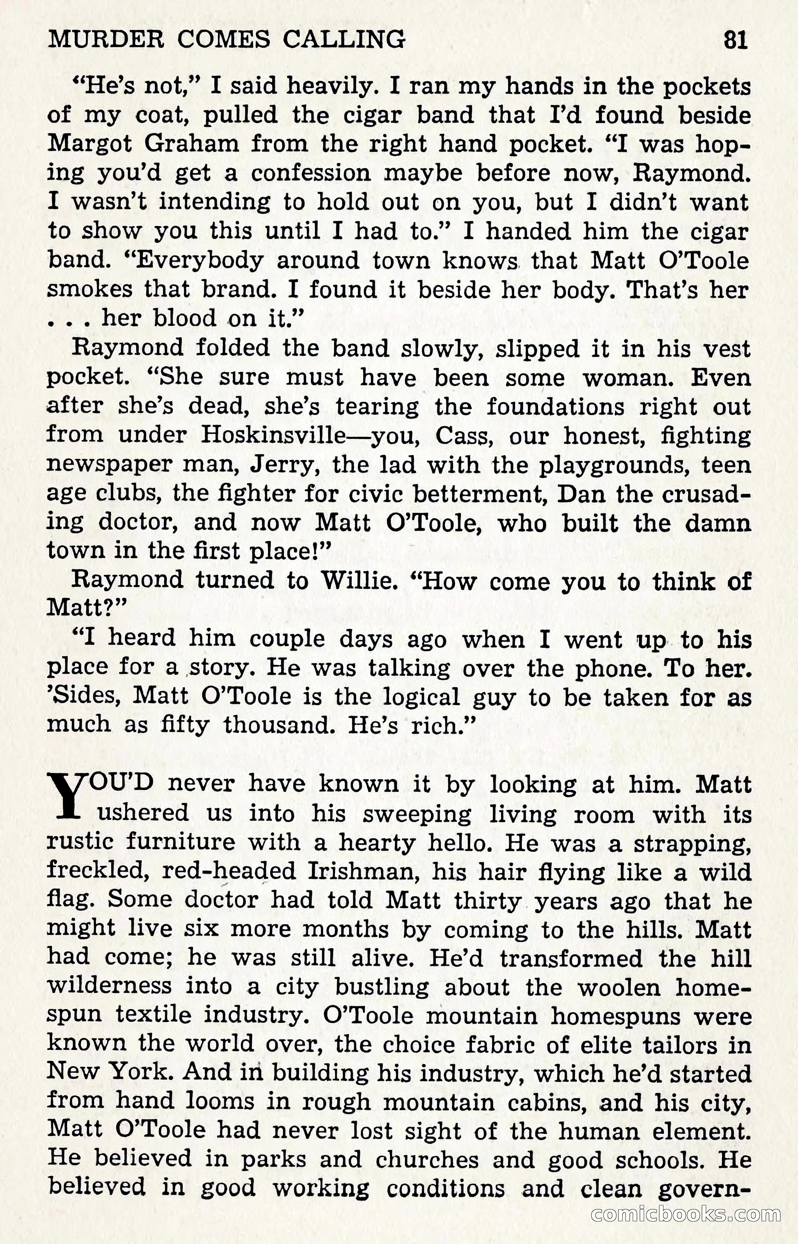Crime Fiction Stories, December 1950 — page 81 of 101