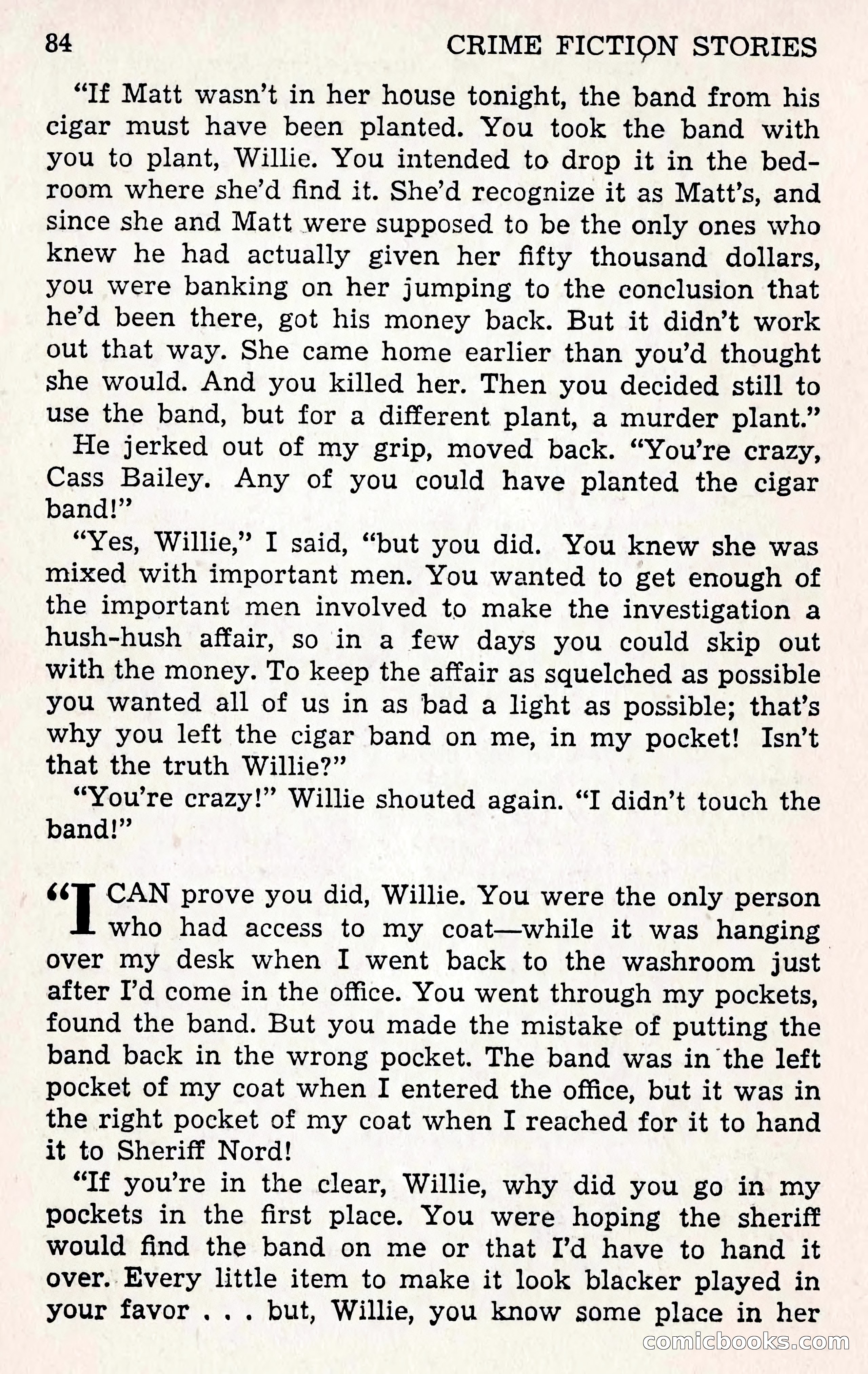 Crime Fiction Stories, December 1950 — page 84 of 101